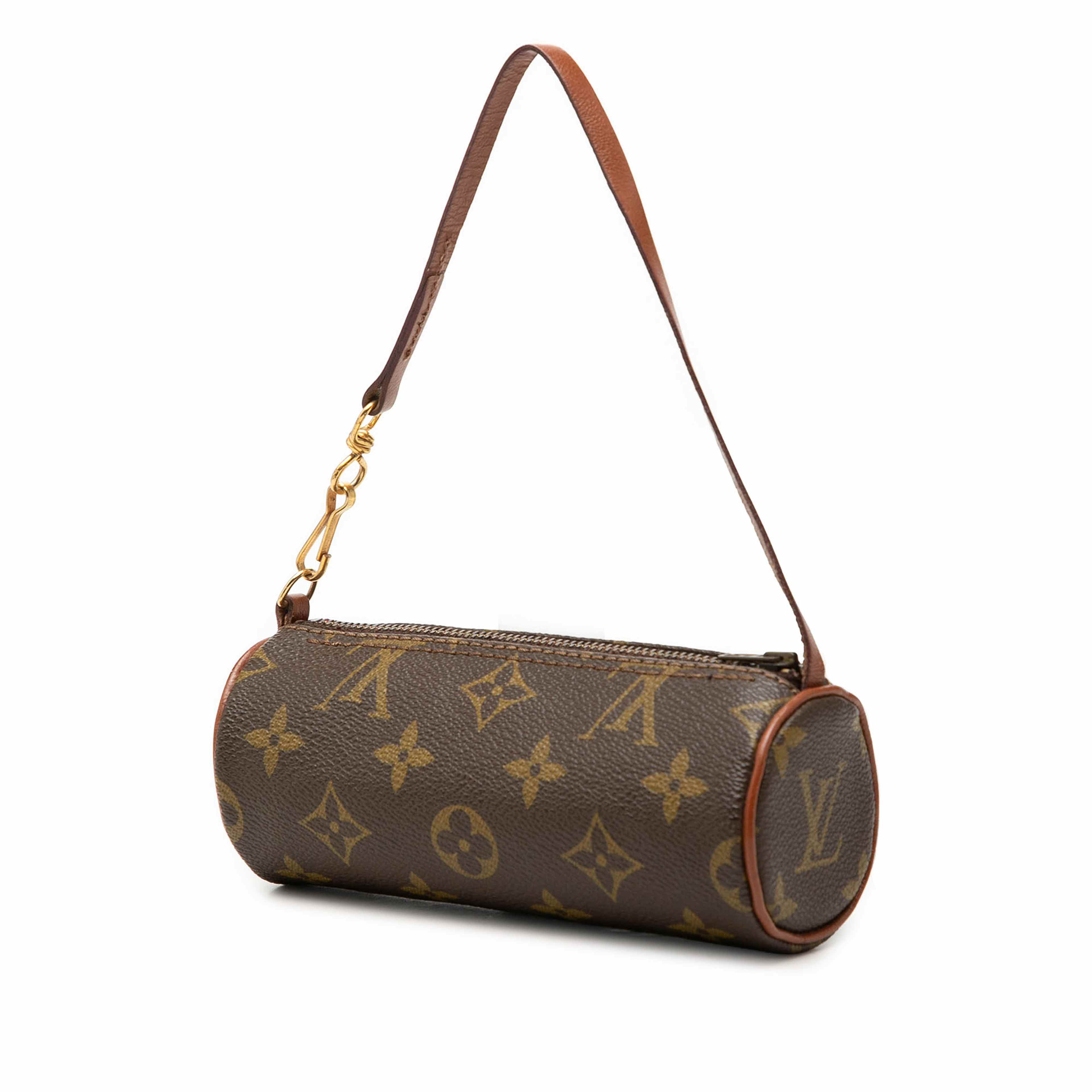 Louis Vuitton Monogram Papillon Pochette, från Luxclusif, i färgen brun. Klicka för att öppna bilden i stort format