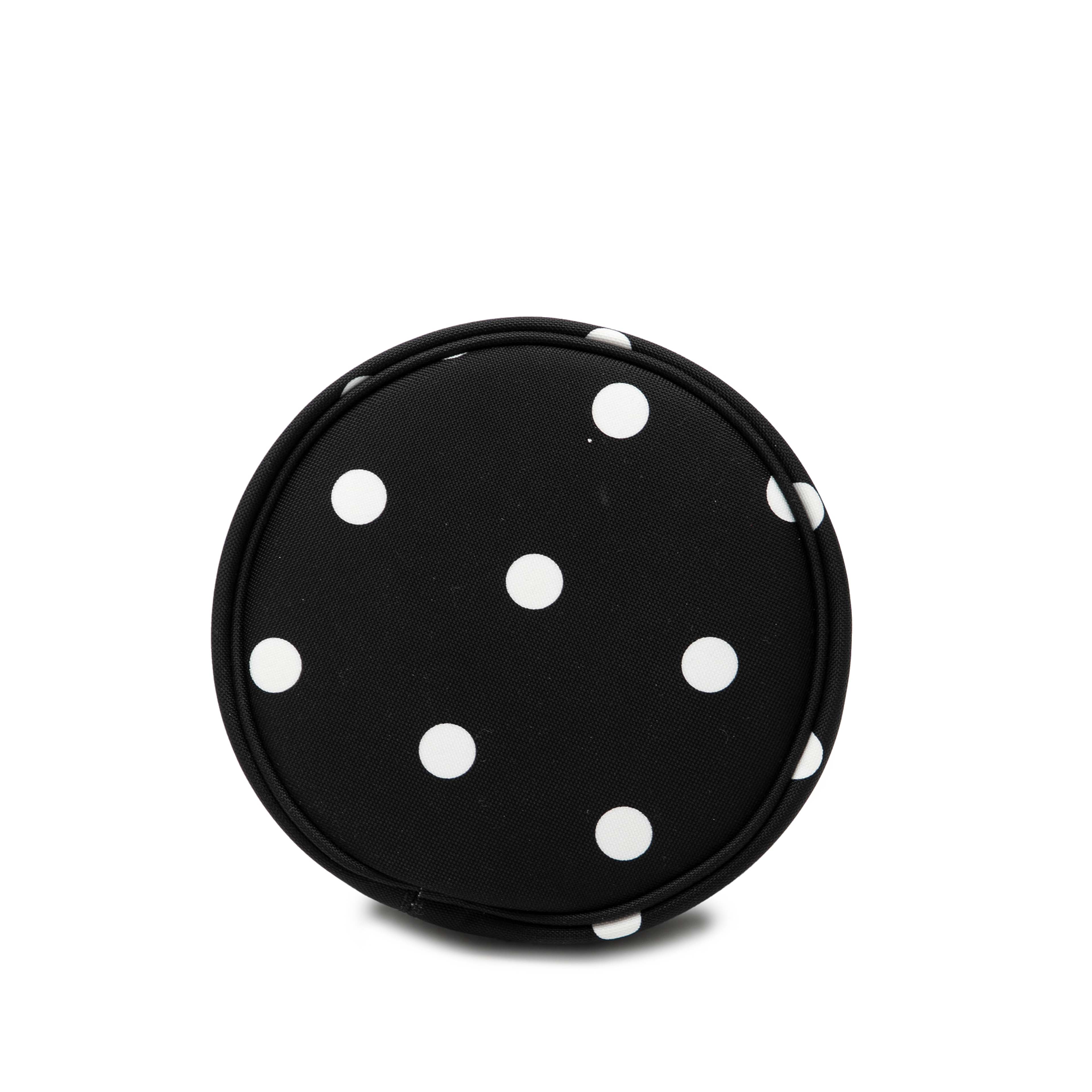 Balenciaga Nylon Dots Wheel Xs Bucket Bag, från Luxclusif, i färgen black. Klicka för att öppna bilden i stort format