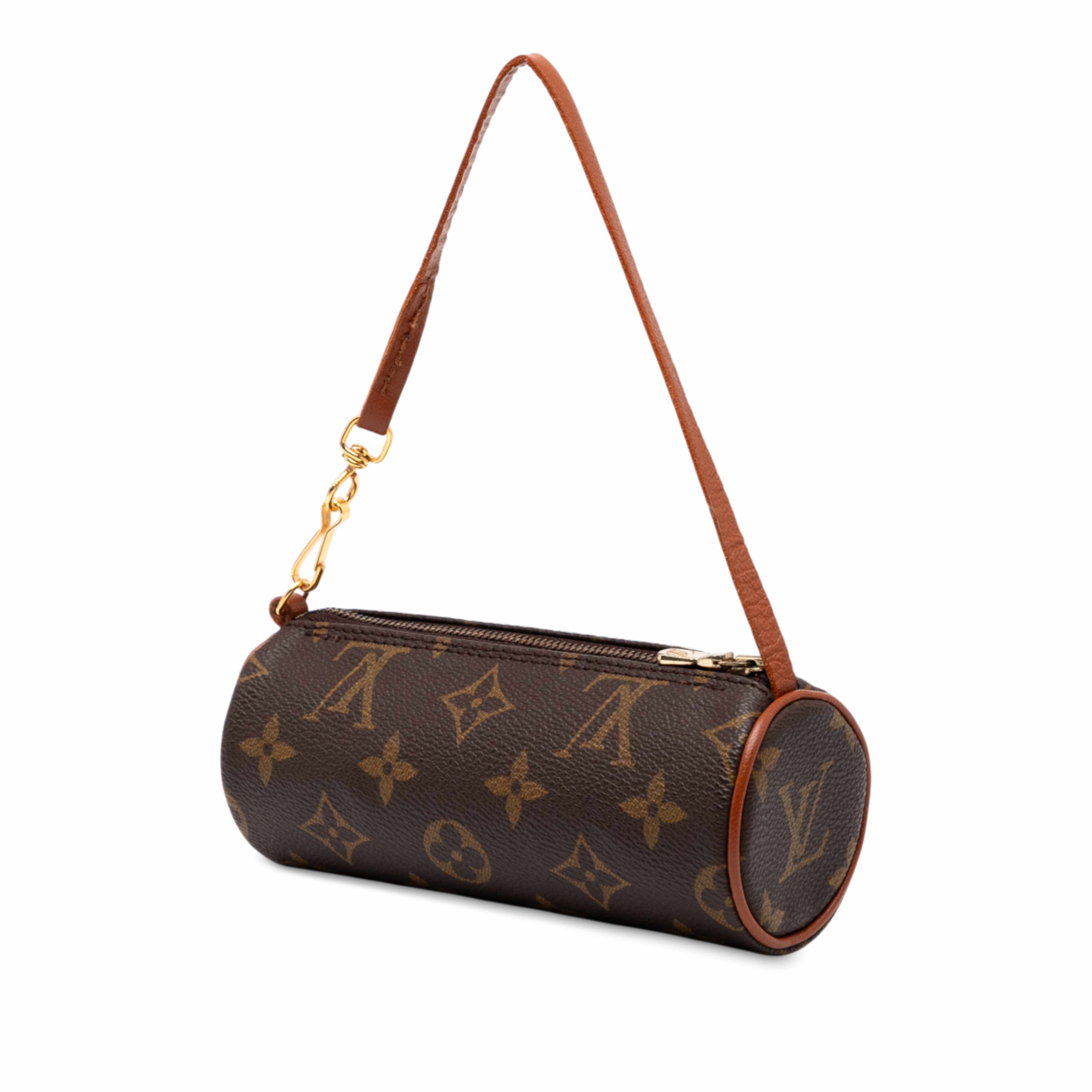 Louis Vuitton Monogram Papillon Pochette, från Luxclusif, i färgen brown. Klicka för att öppna bilden i stort format
