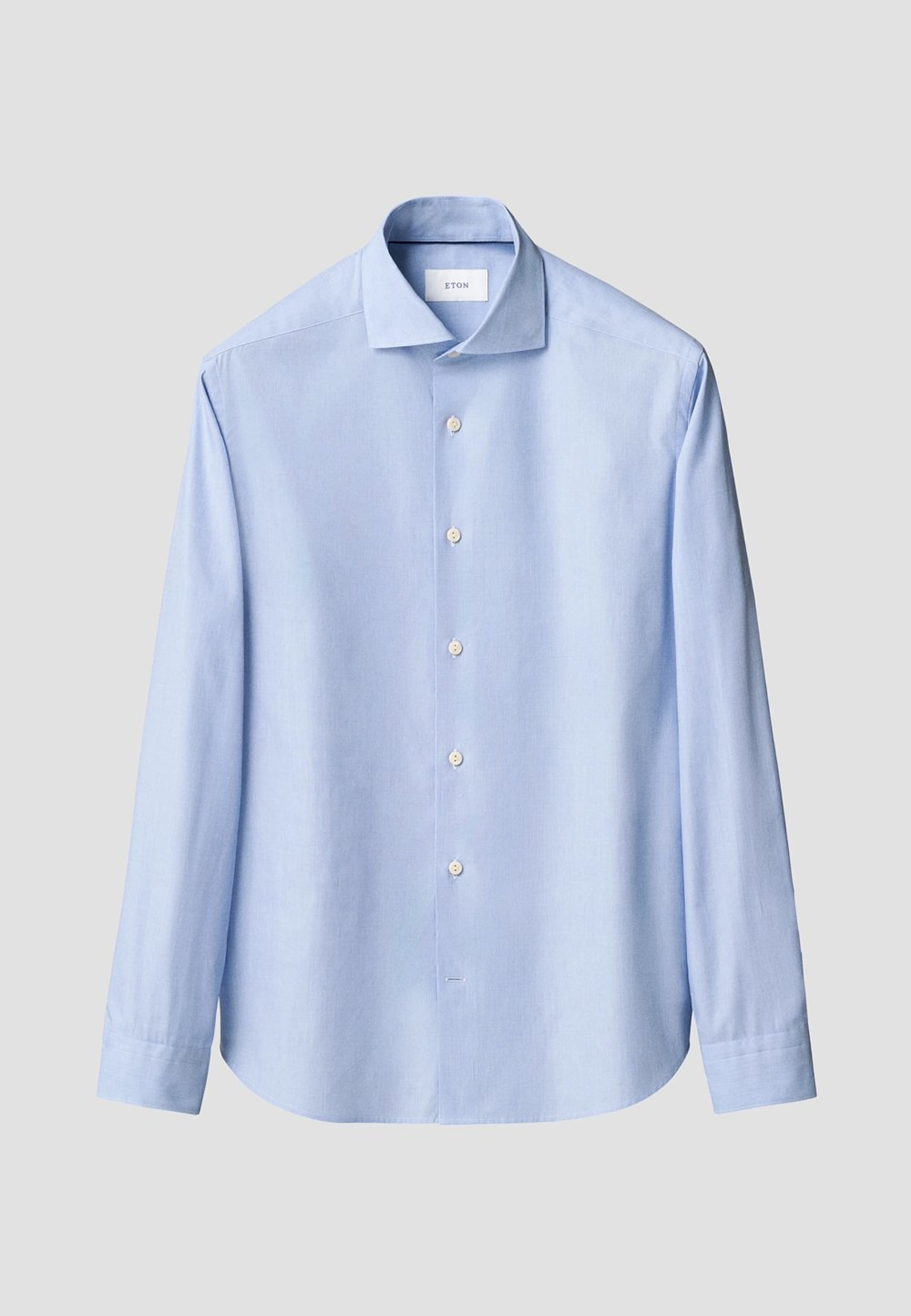 Poplin-skjorta Casual Fit, från Eton, i färgen mid blue. Klicka för att öppna bilden i stort format