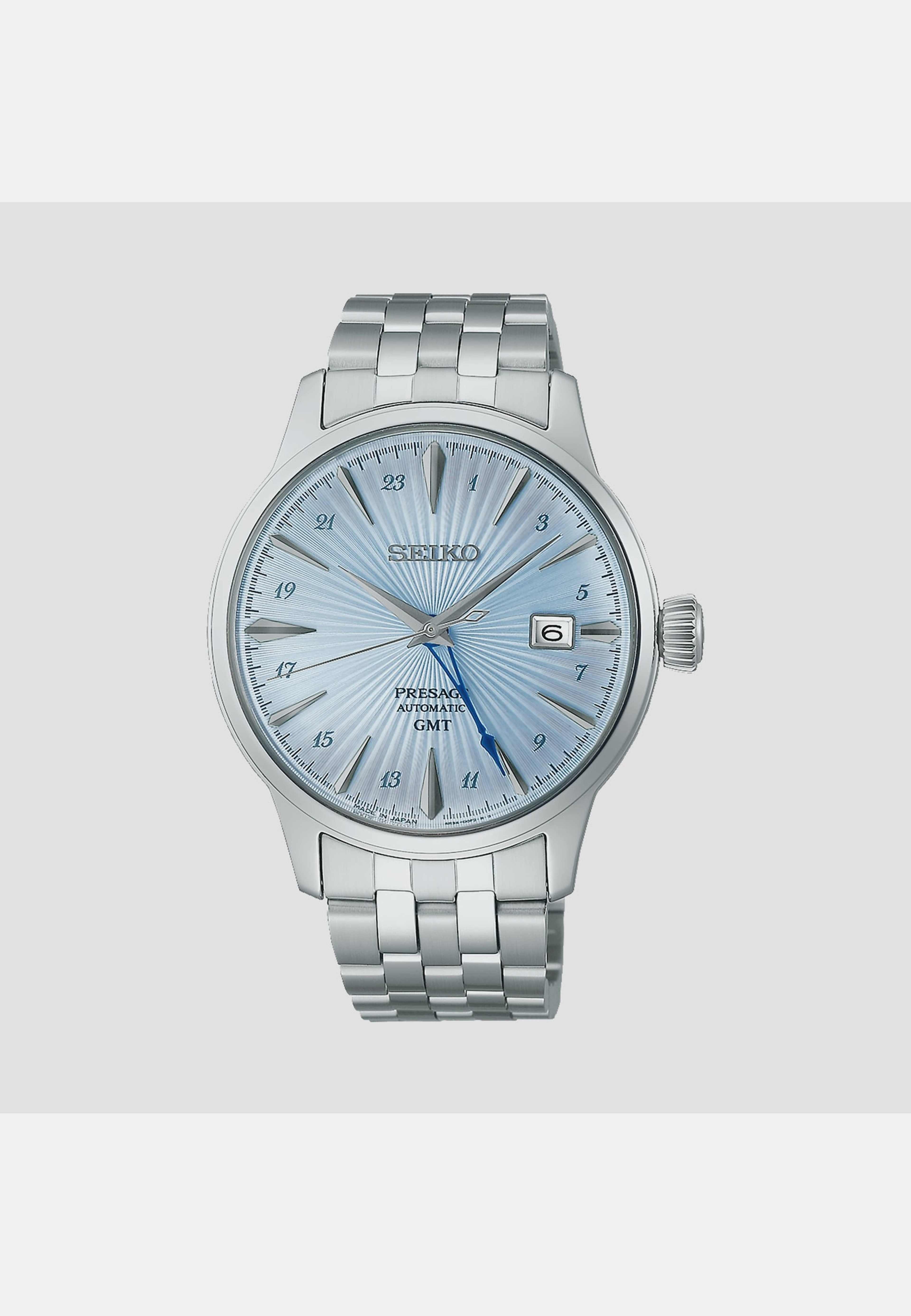 Seiko Presage Automatic Blå/stål, Stållänk - Ssk037j1, från Seiko, i färgen 1. Klicka för att öppna bilden i stort format