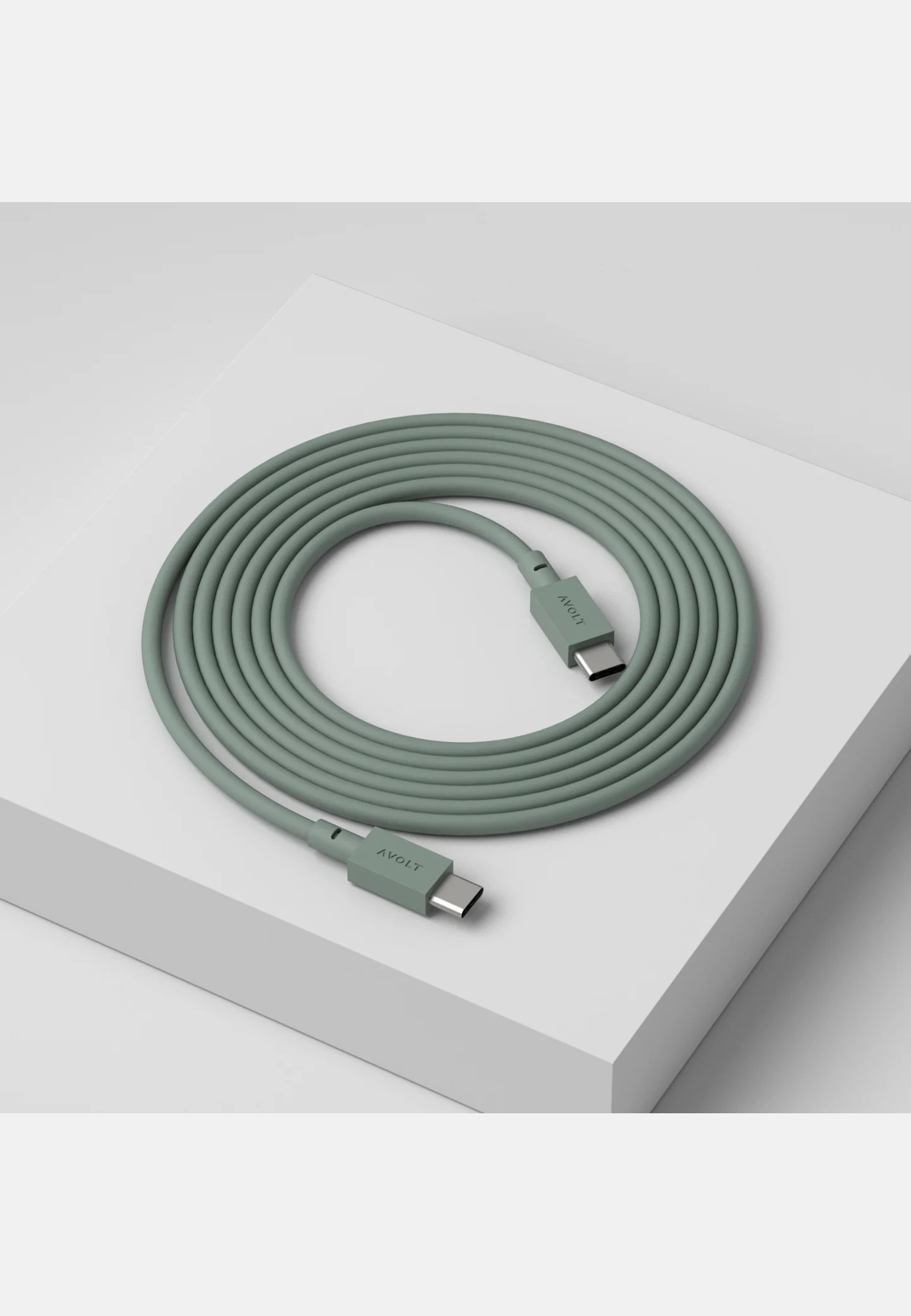 Laddsladd Avolt Usb-c 2m, från Avolt, i färgen grön. Klicka för att öppna bilden i stort format