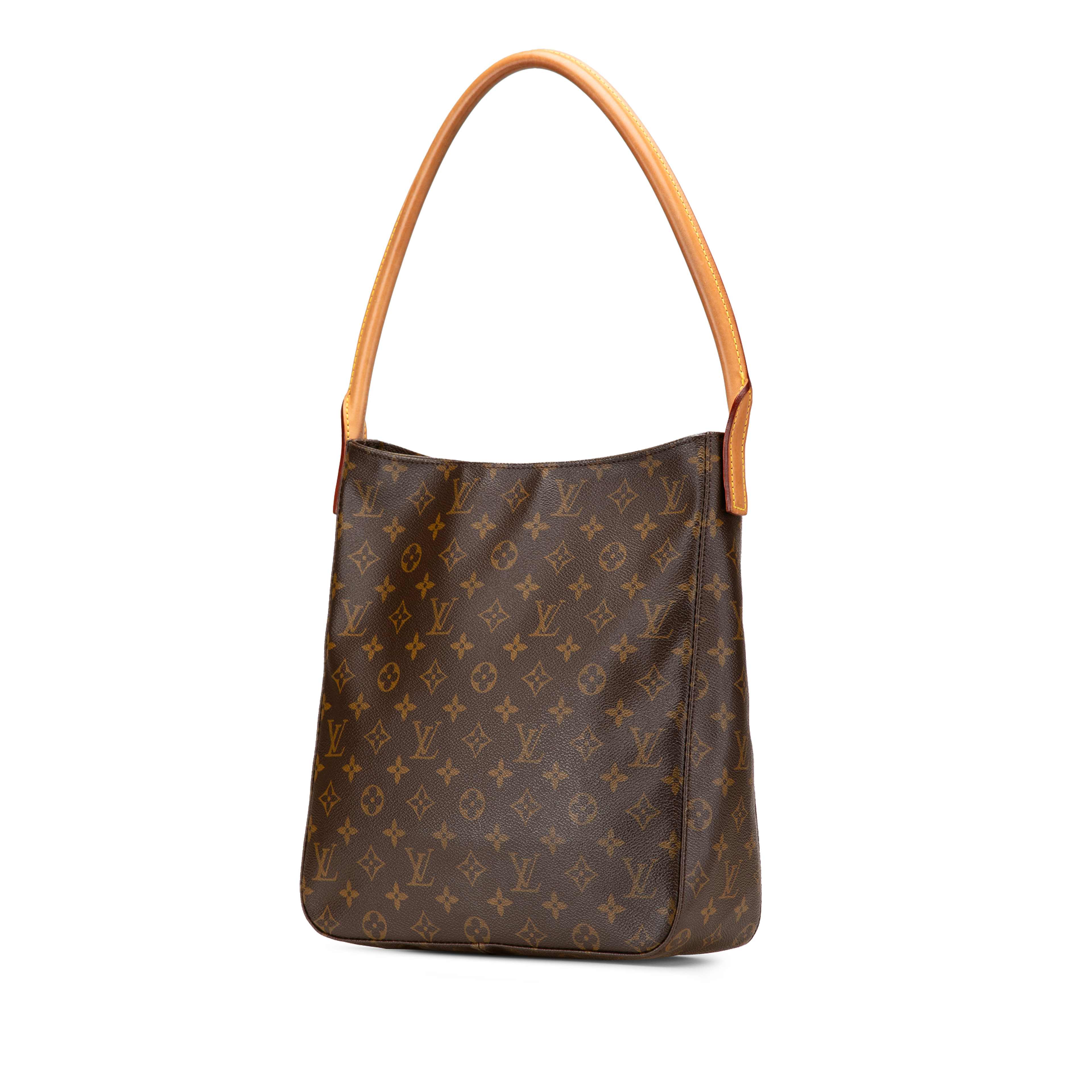 Louis Vuitton Monogram Looping Gm, från Luxclusif, i färgen brown.