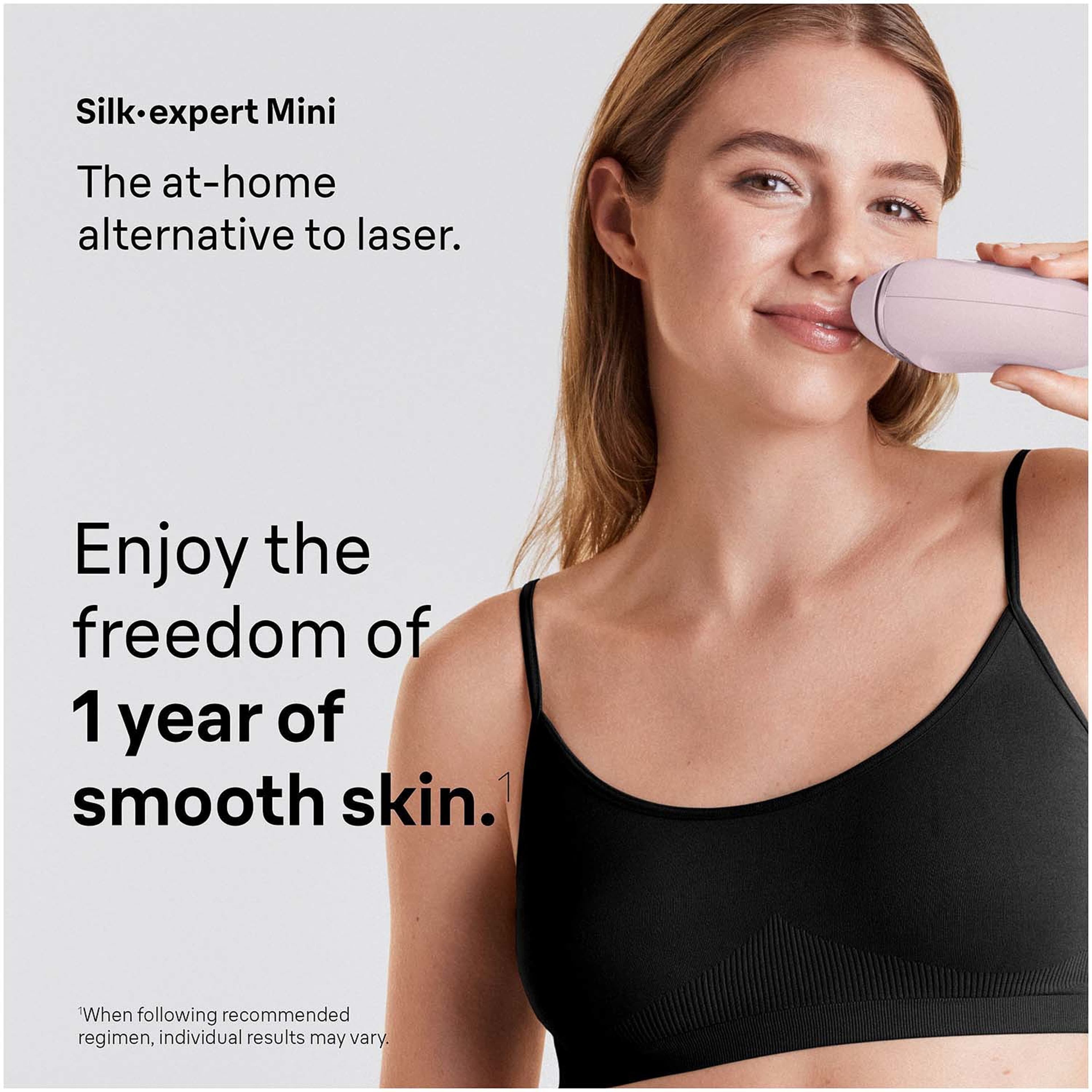 Ipl Silk·expert Mini, Hemma Pl1100 Pink, från Braun, i färgen rosa. Klicka för att öppna bilden i stort format