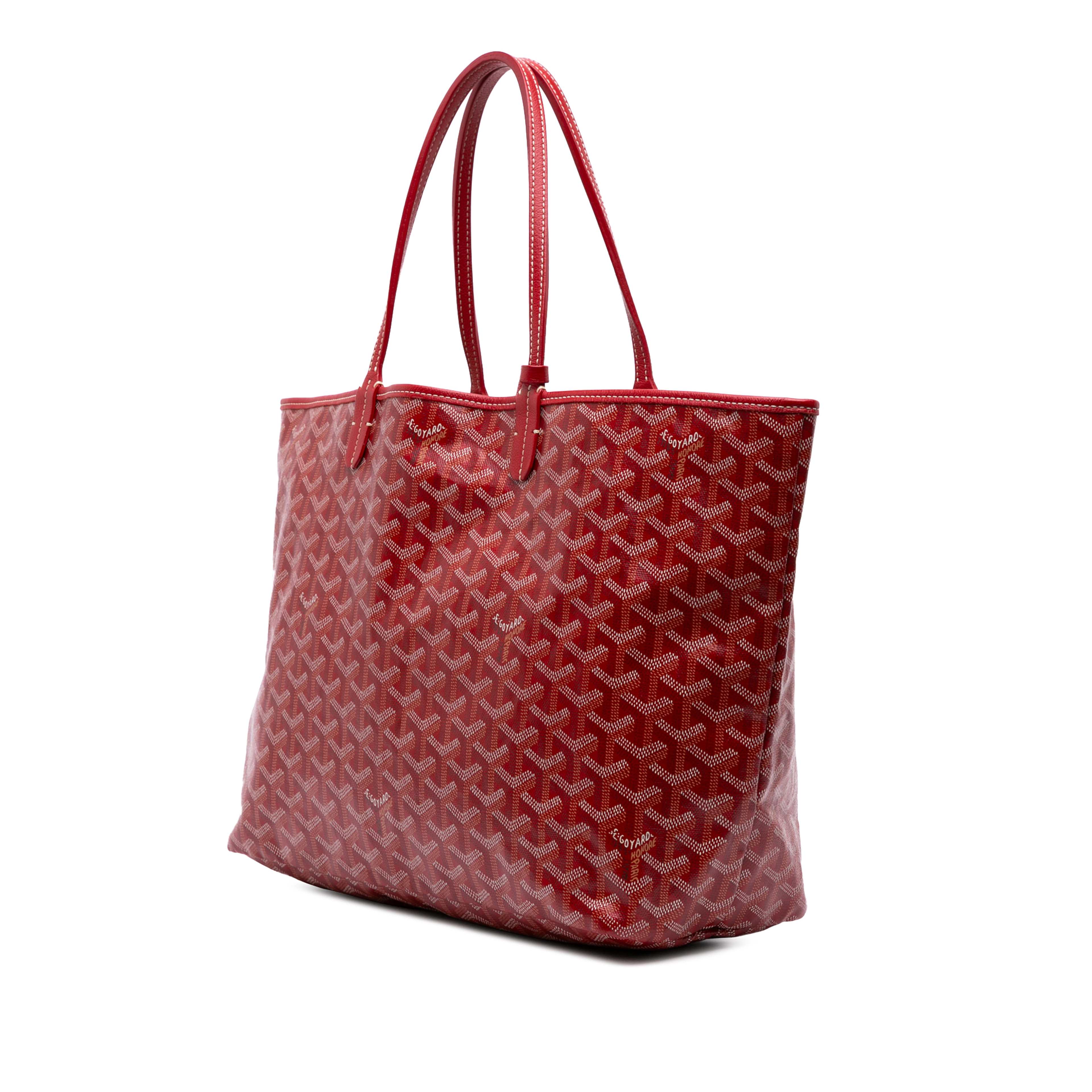 Goyard Goyardine Saint Louis Pm, från Luxclusif, i färgen red.