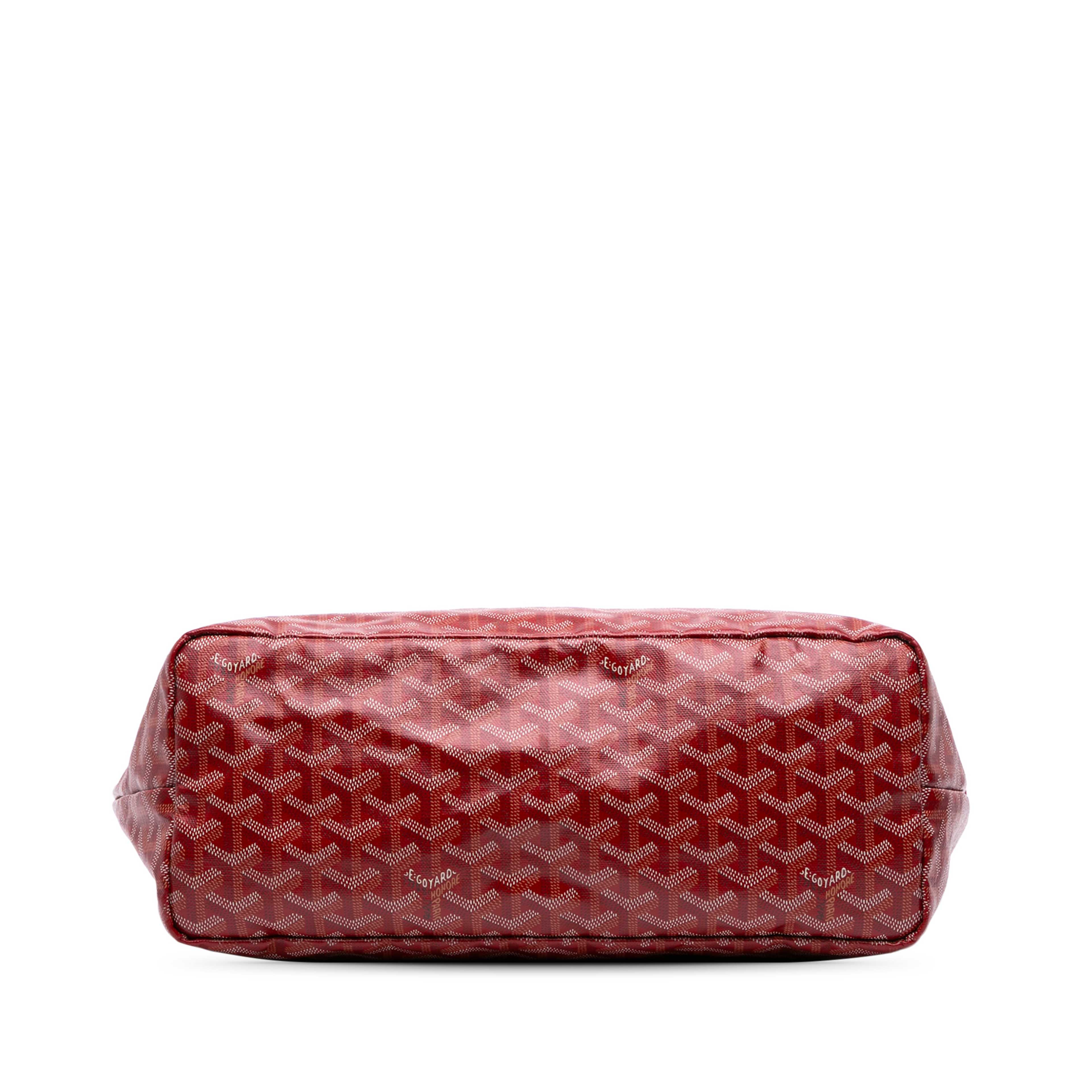 Goyard Goyardine Saint Louis Pm, från Luxclusif, i färgen red.
