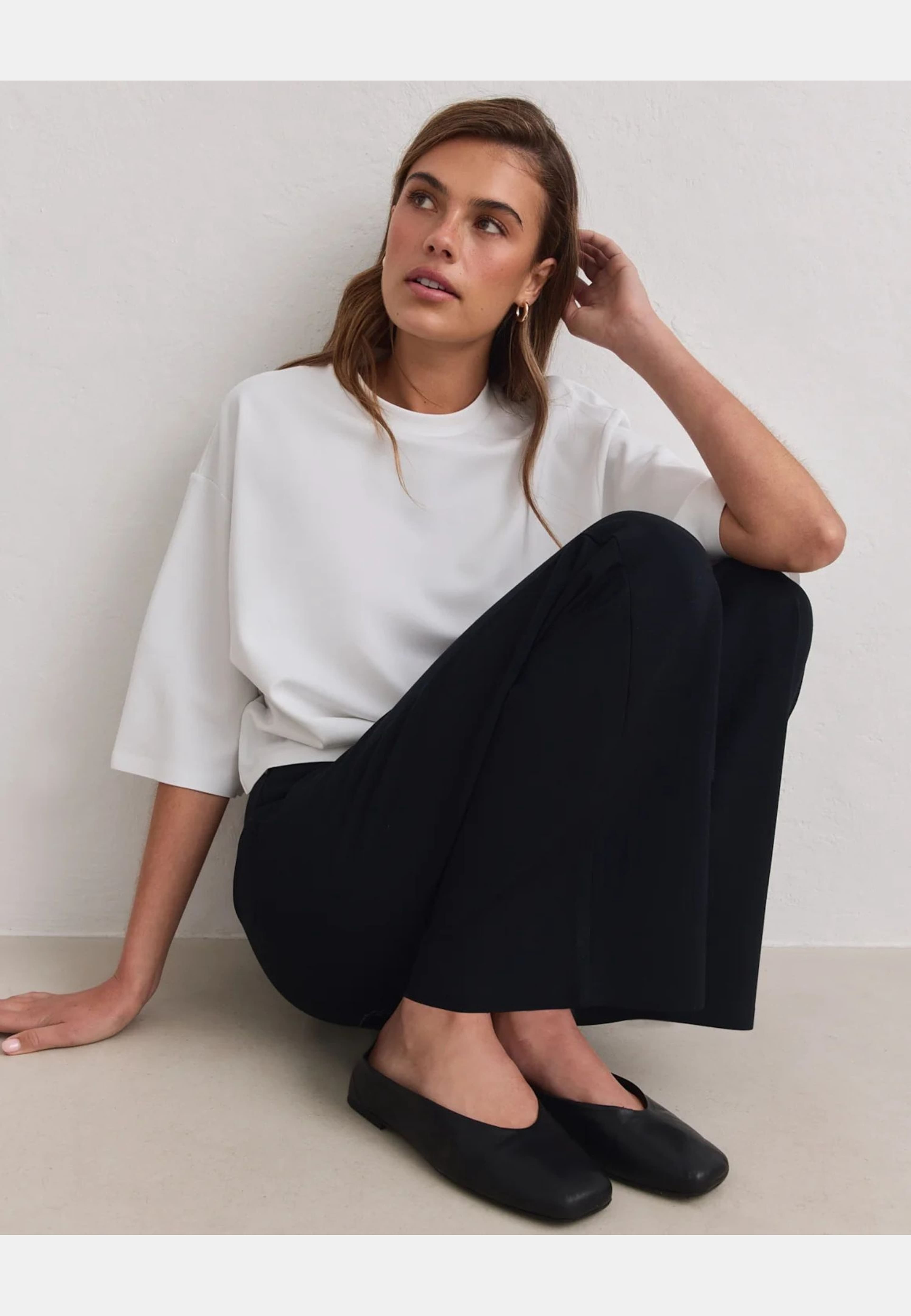 Luxe Tall Pants, från aim'n, i färgen black. Klicka för att öppna bilden i stort format