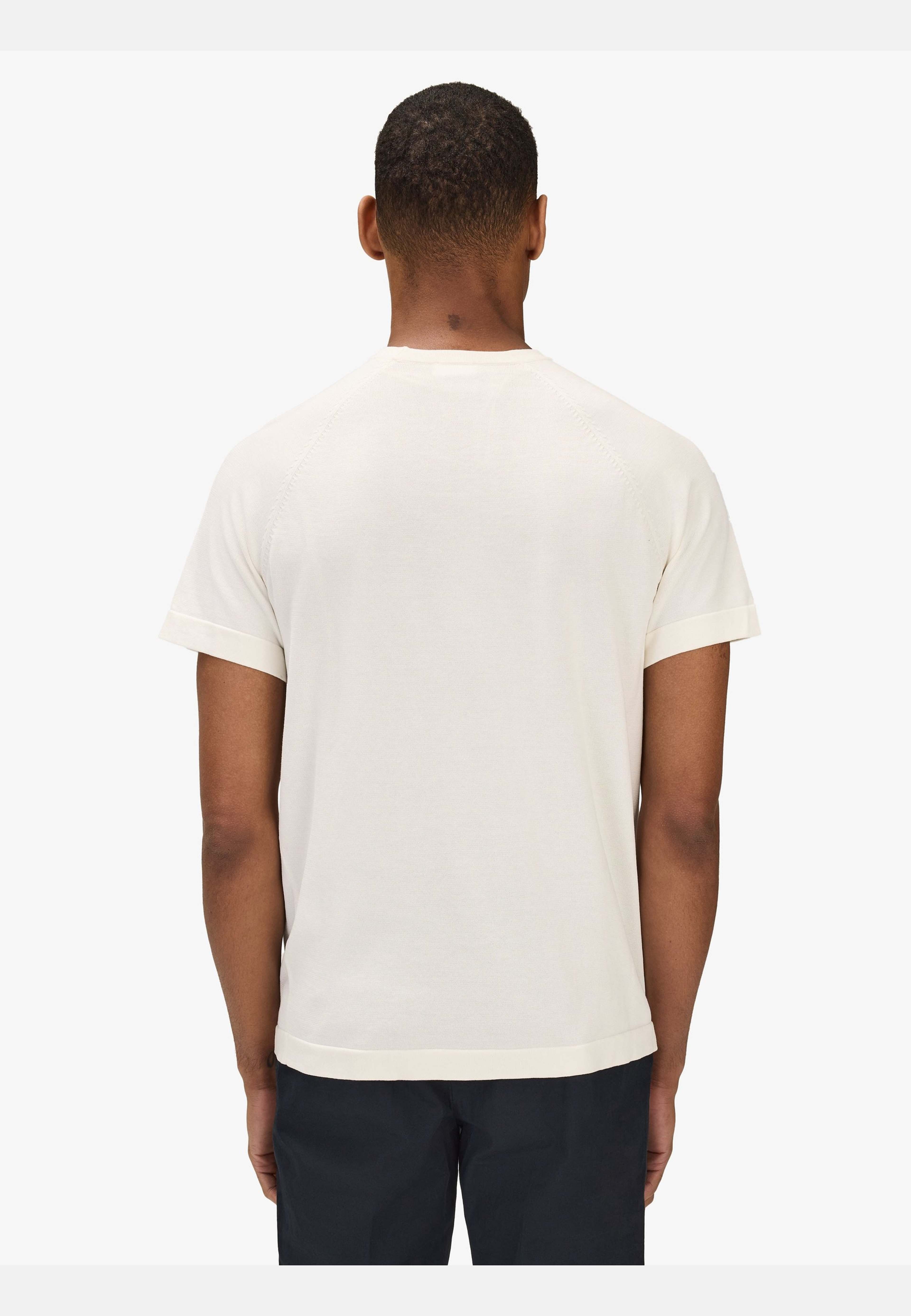 Cotton Silk Raglan Tee (ragnar), från John Henric, i färgen cream. Klicka för att öppna bilden i stort format