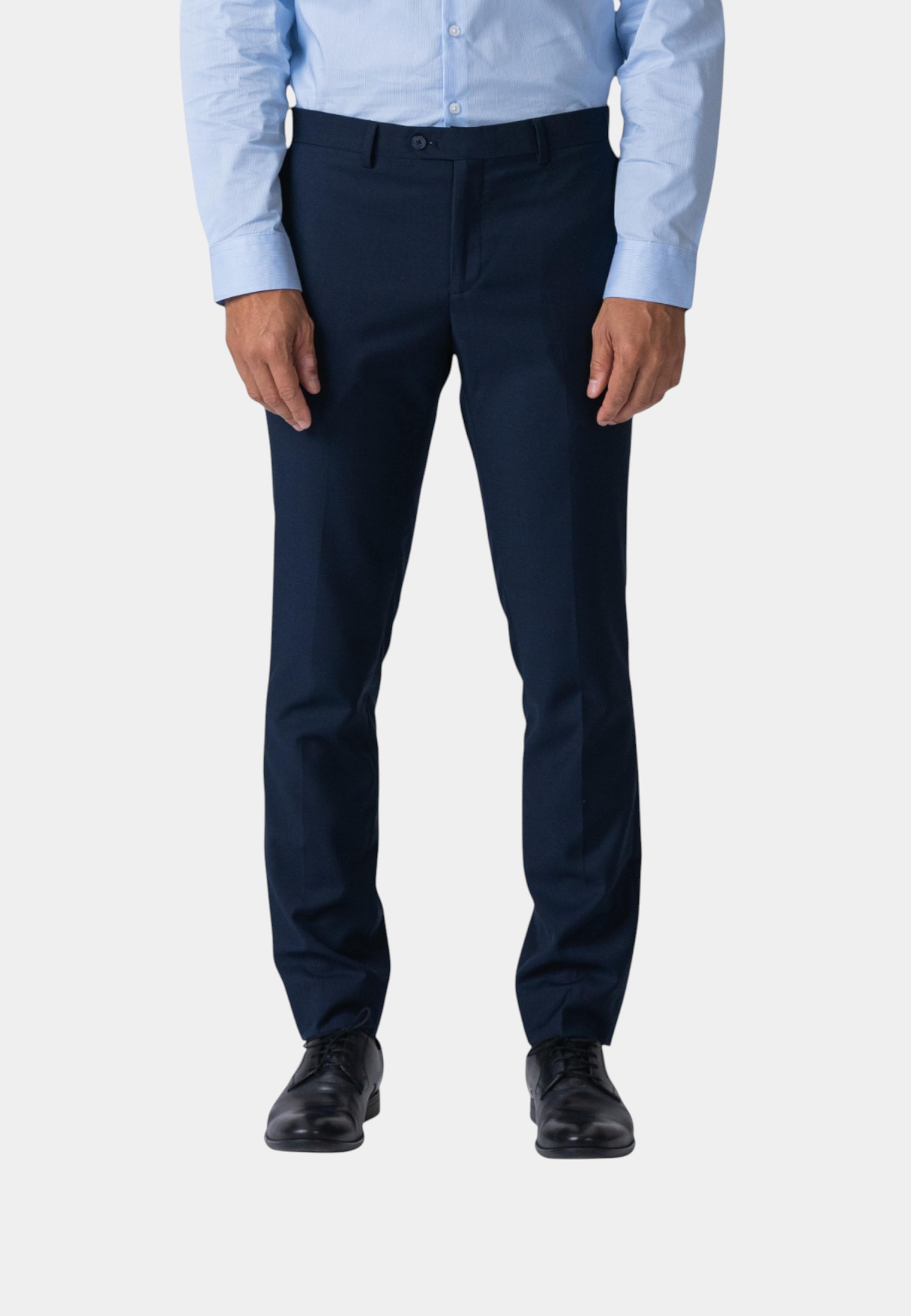 Premium Kostymbyxor, från TeeShoppen, i färgen marin. Klicka för att öppna bilden i stort format