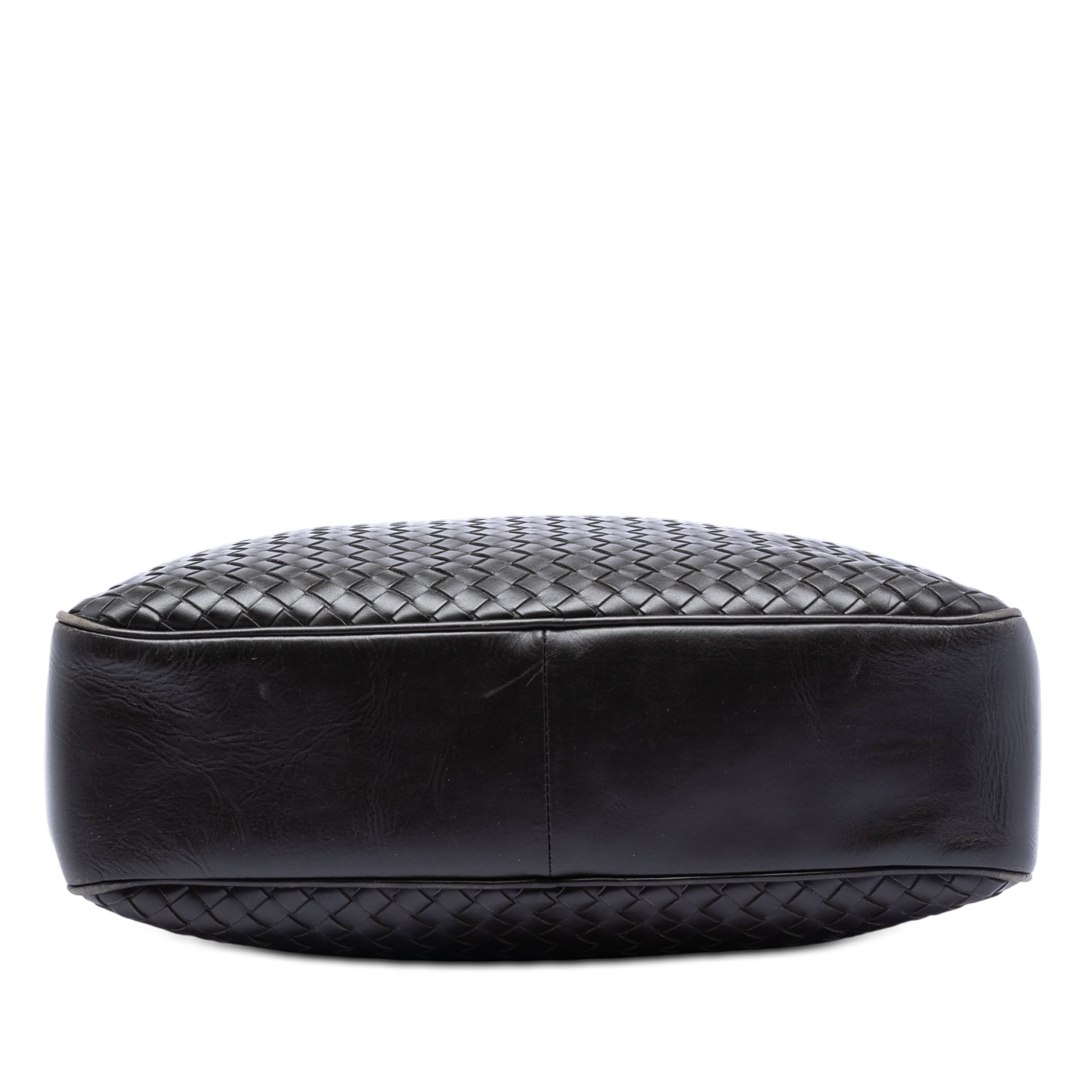 Bottega Veneta Nappa Intrecciato Business Bag, från Luxclusif, i färgen dark brown. Klicka för att öppna bilden i stort format