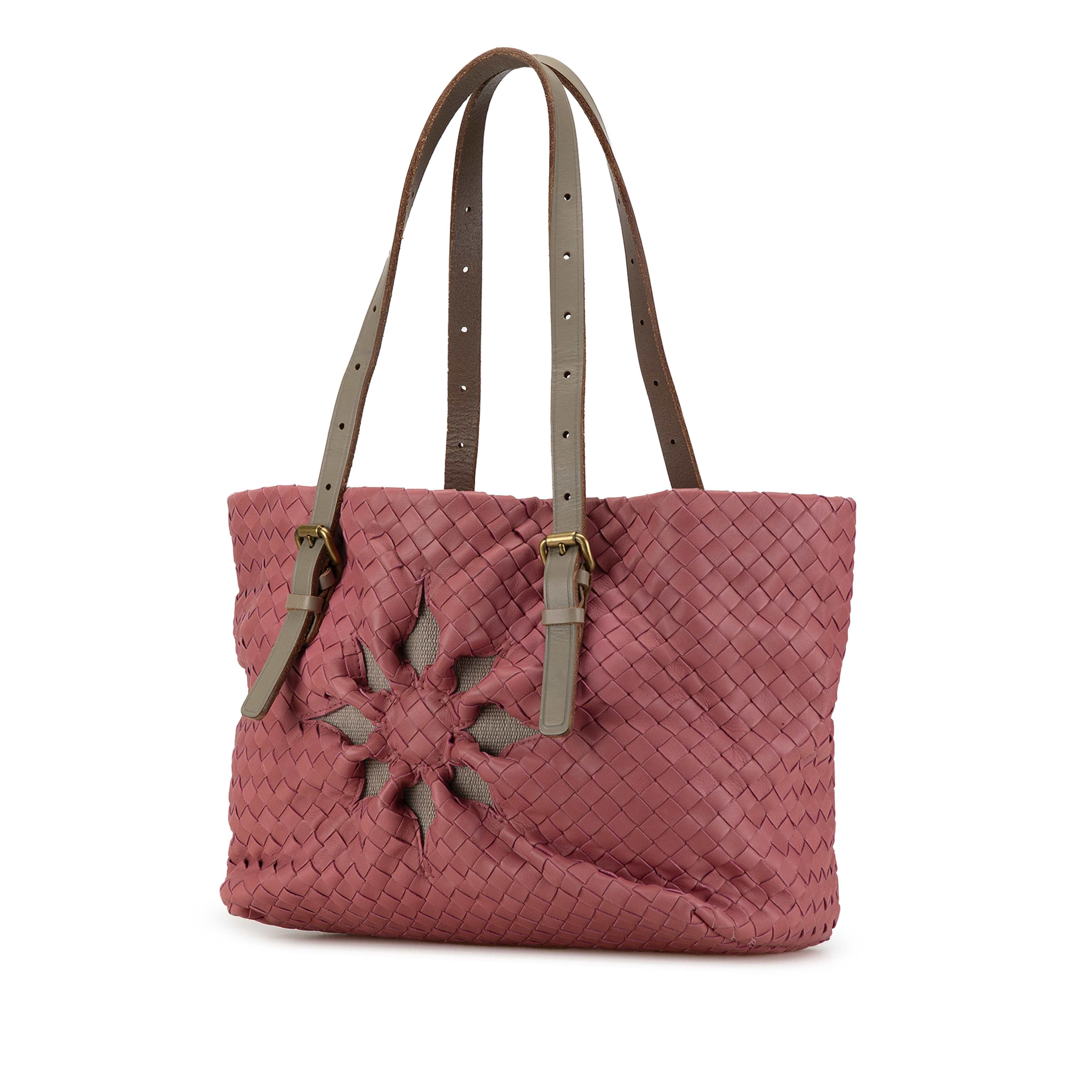 Bottega Veneta Intrecciato Marquise Flower Tote