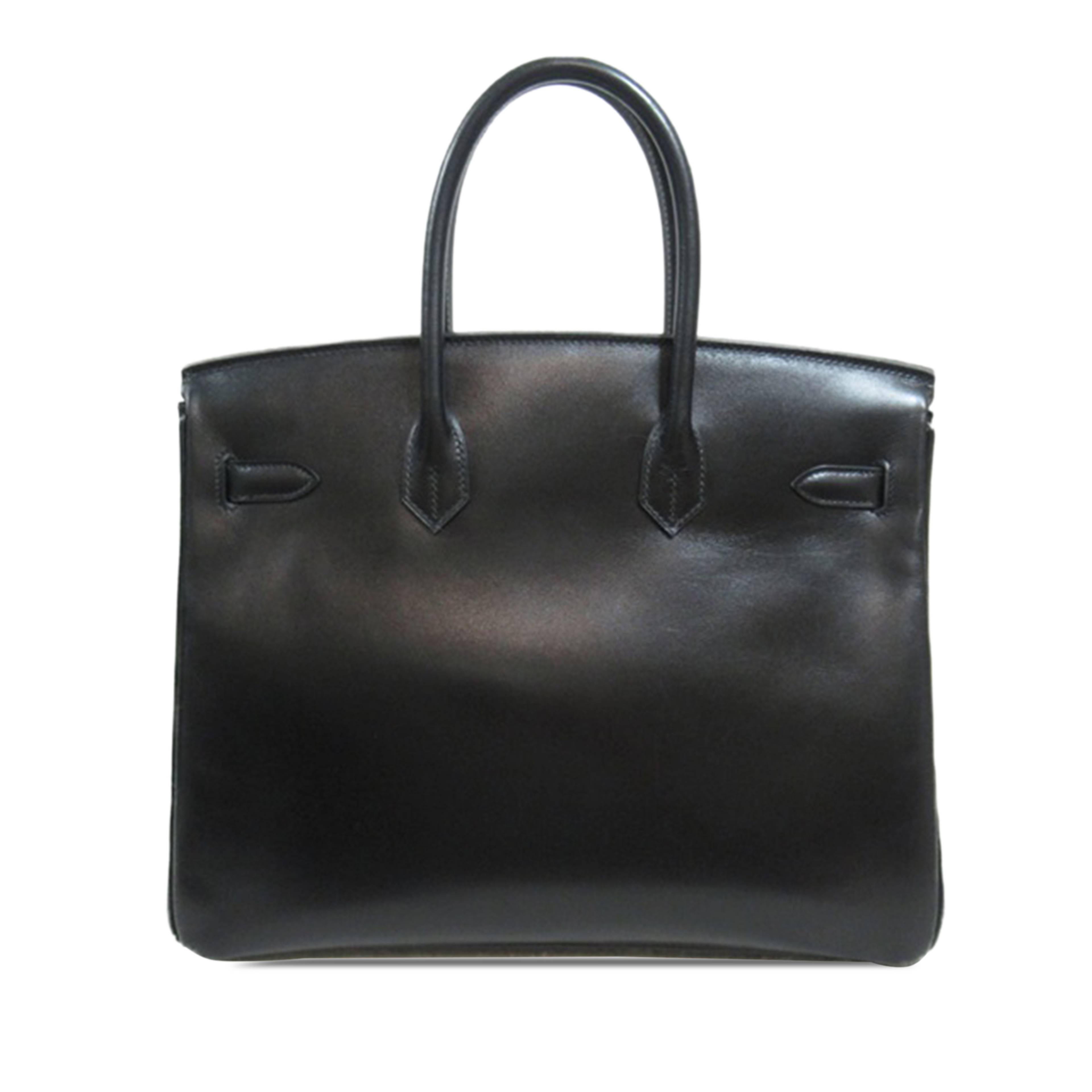 Hermès Box Calf Birkin Retourne 35