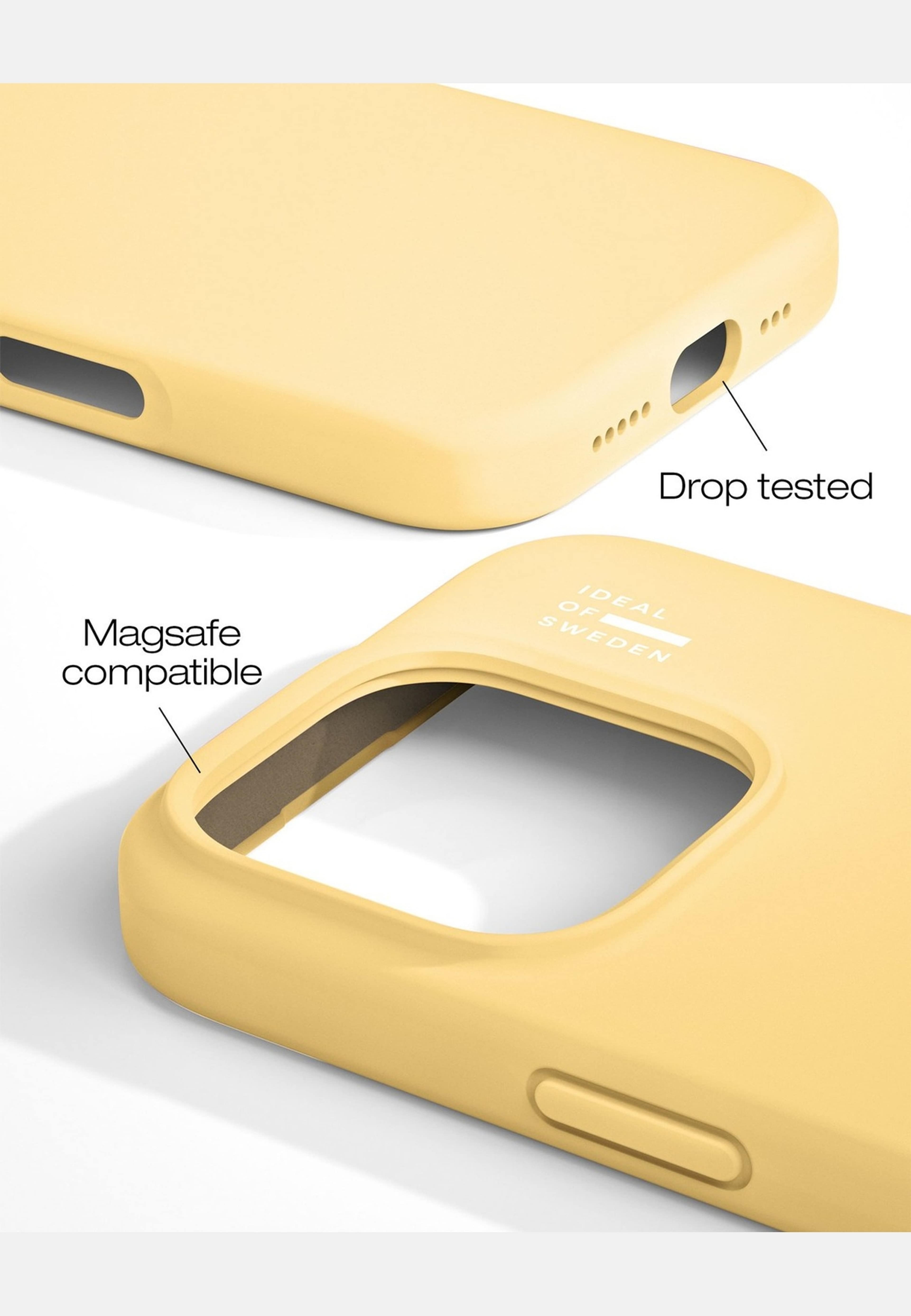 Silicone Case Magsafe Iphone - Soft Lemon