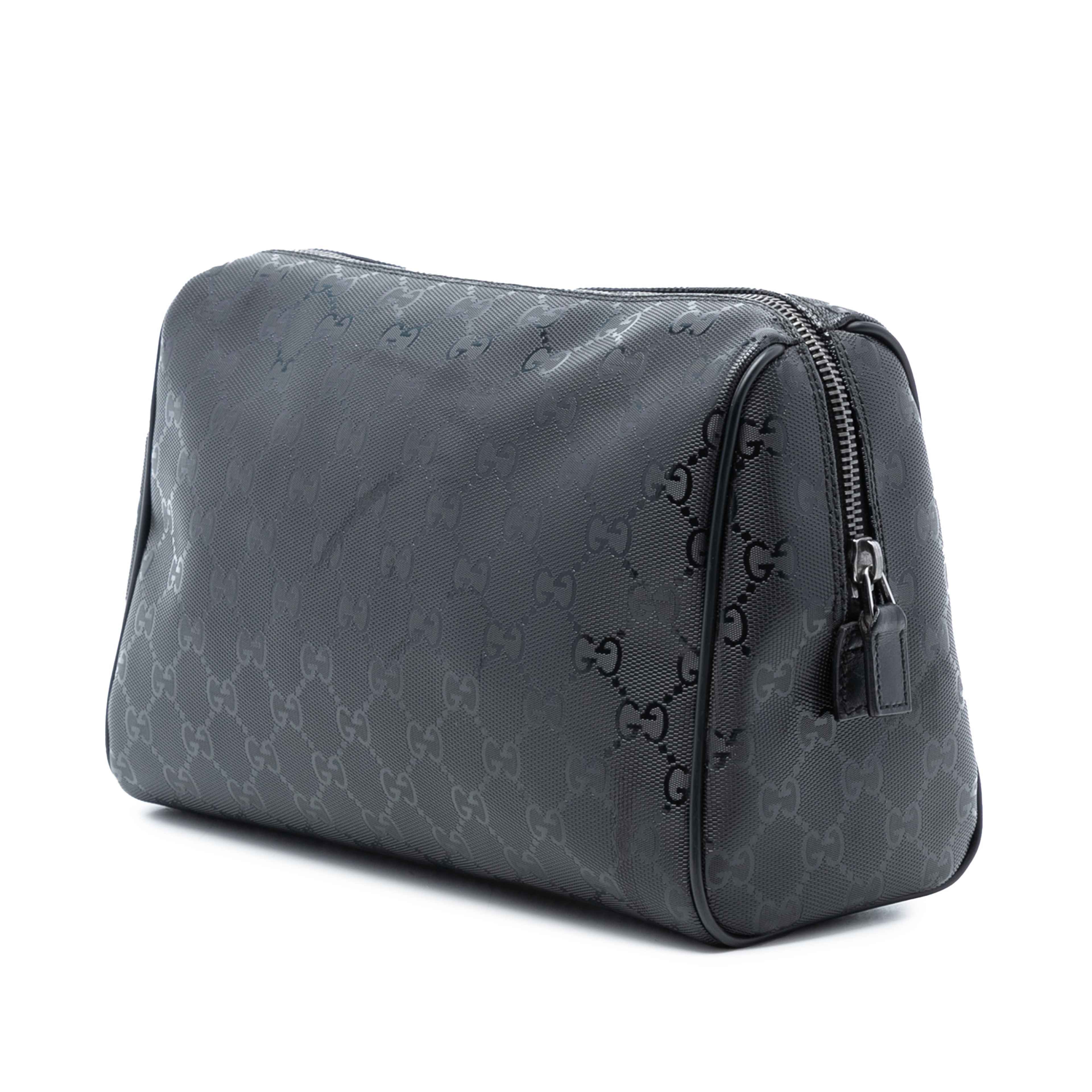 Gucci Gg Imprime Cosmetic Pouch, från Luxclusif, i färgen black. Klicka för att öppna bilden i stort format
