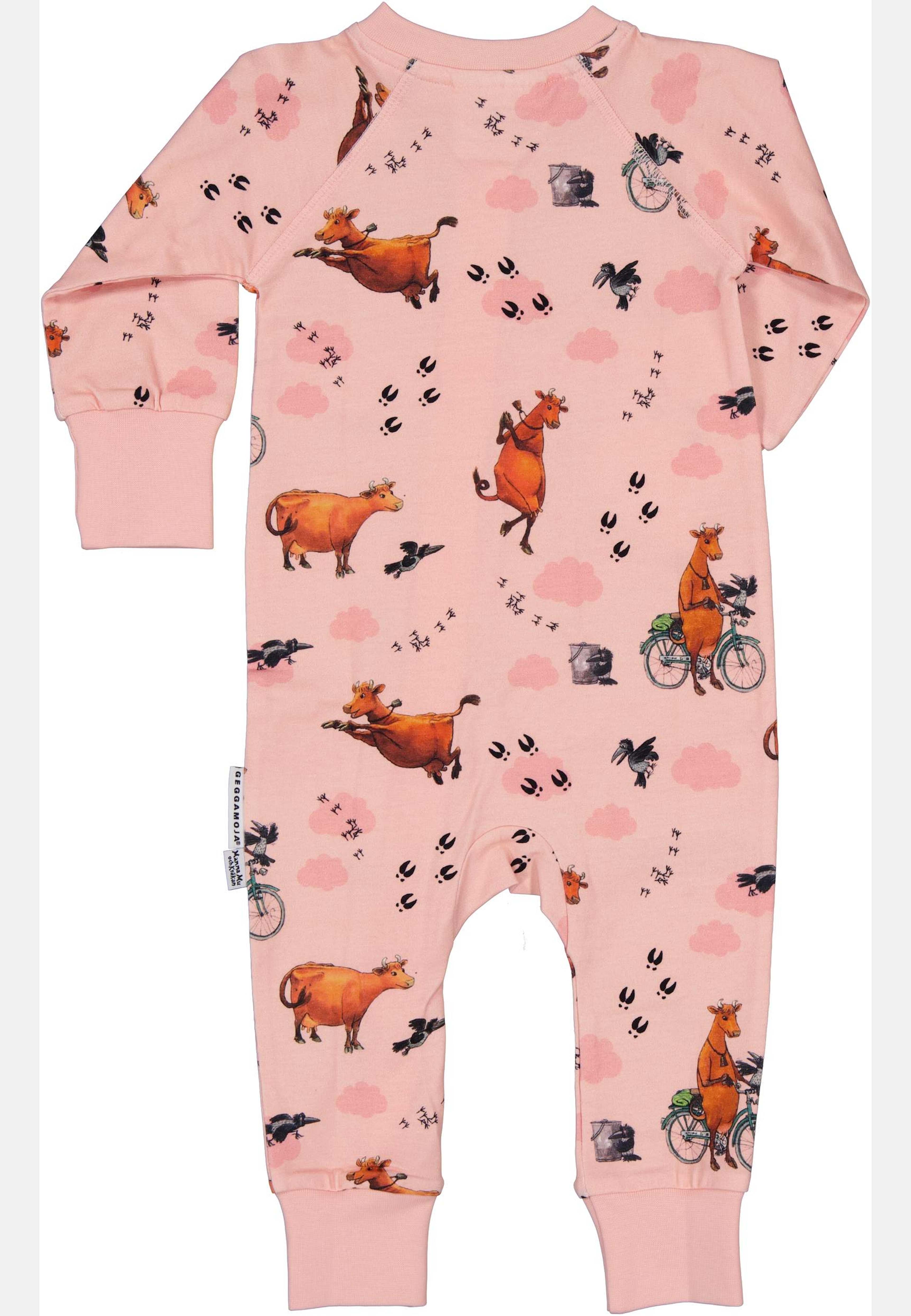 Mamma Mu Och Kråkan Pyjamas., från Geggamoja, i färgen rosa moln. Klicka för att öppna bilden i stort format