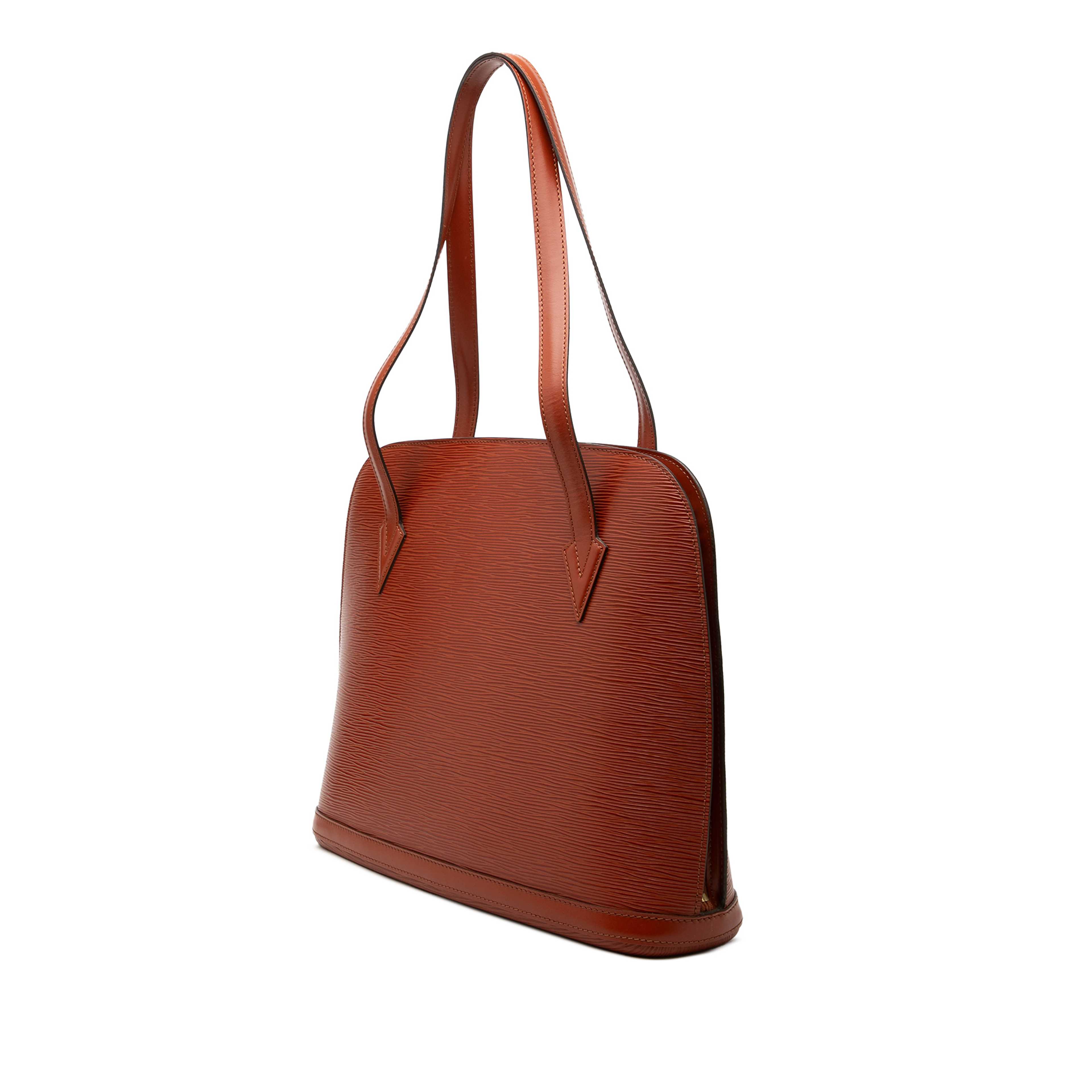 Louis Vuitton Epi Lussac, från Luxclusif, i färgen brown. Klicka för att öppna bilden i stort format