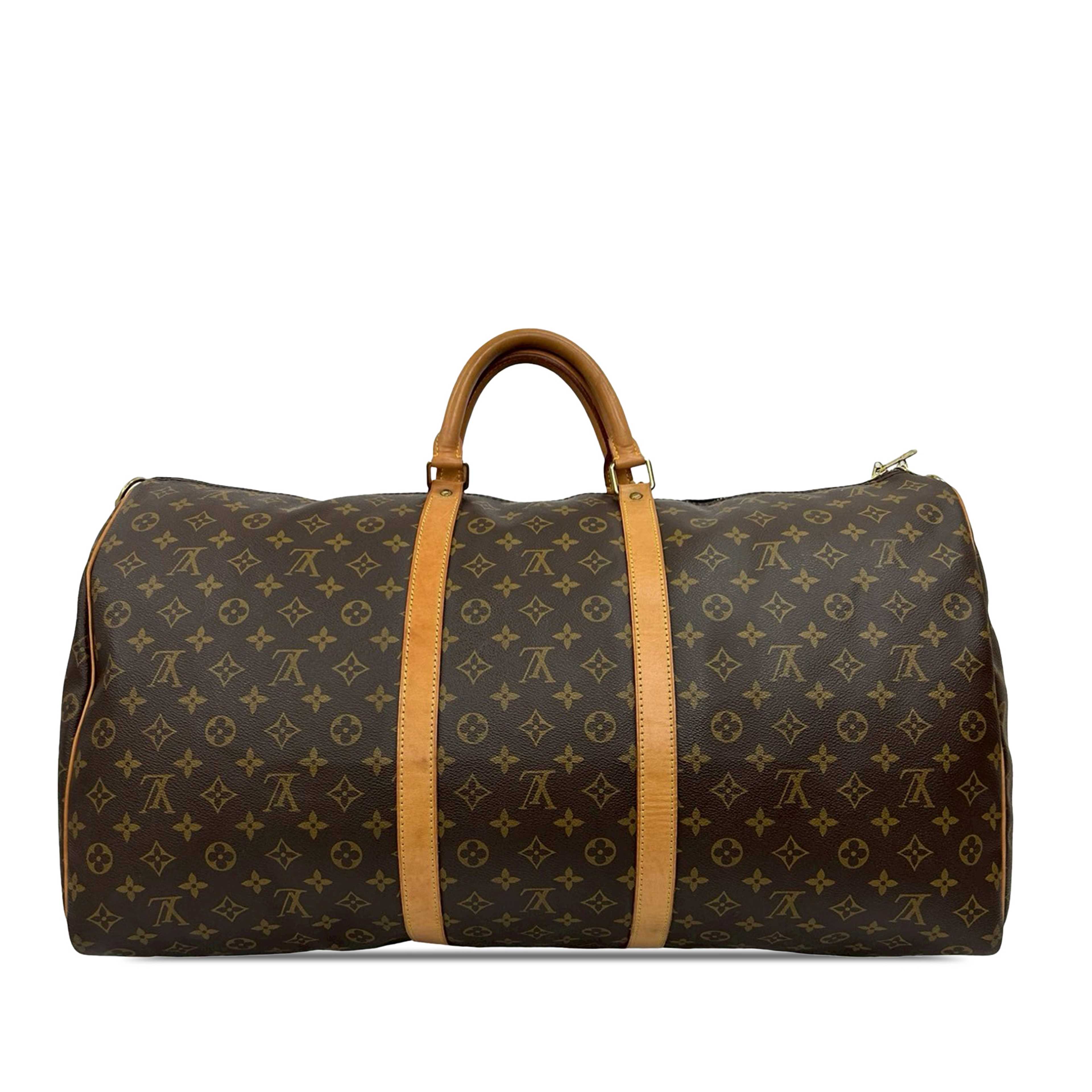 Louis Vuitton Monogram Keepall Bandouliere 60, från Luxclusif, i färgen brown. Klicka för att öppna bilden i stort format