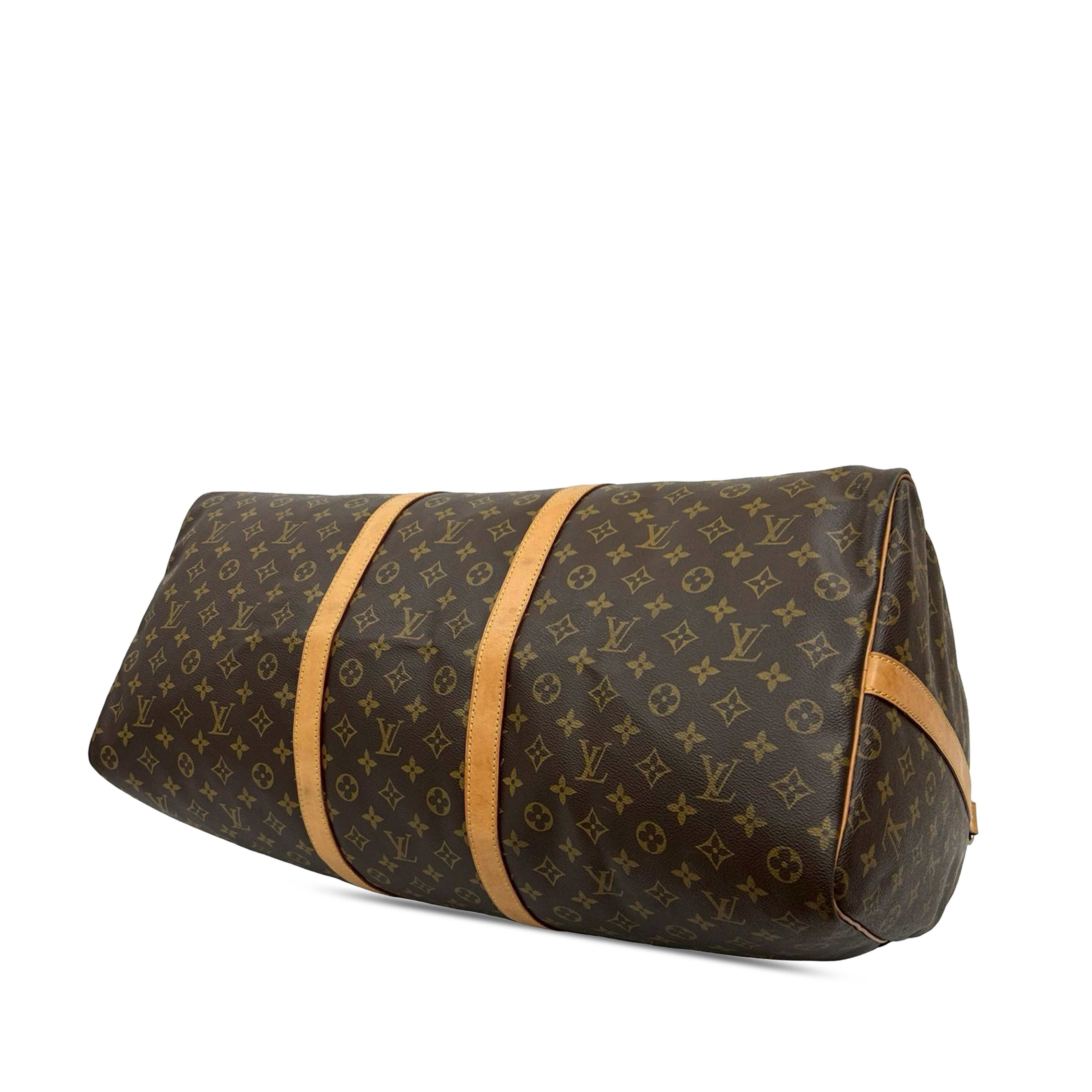 Louis Vuitton Monogram Keepall Bandouliere 60, från Luxclusif, i färgen brown. Klicka för att öppna bilden i stort format