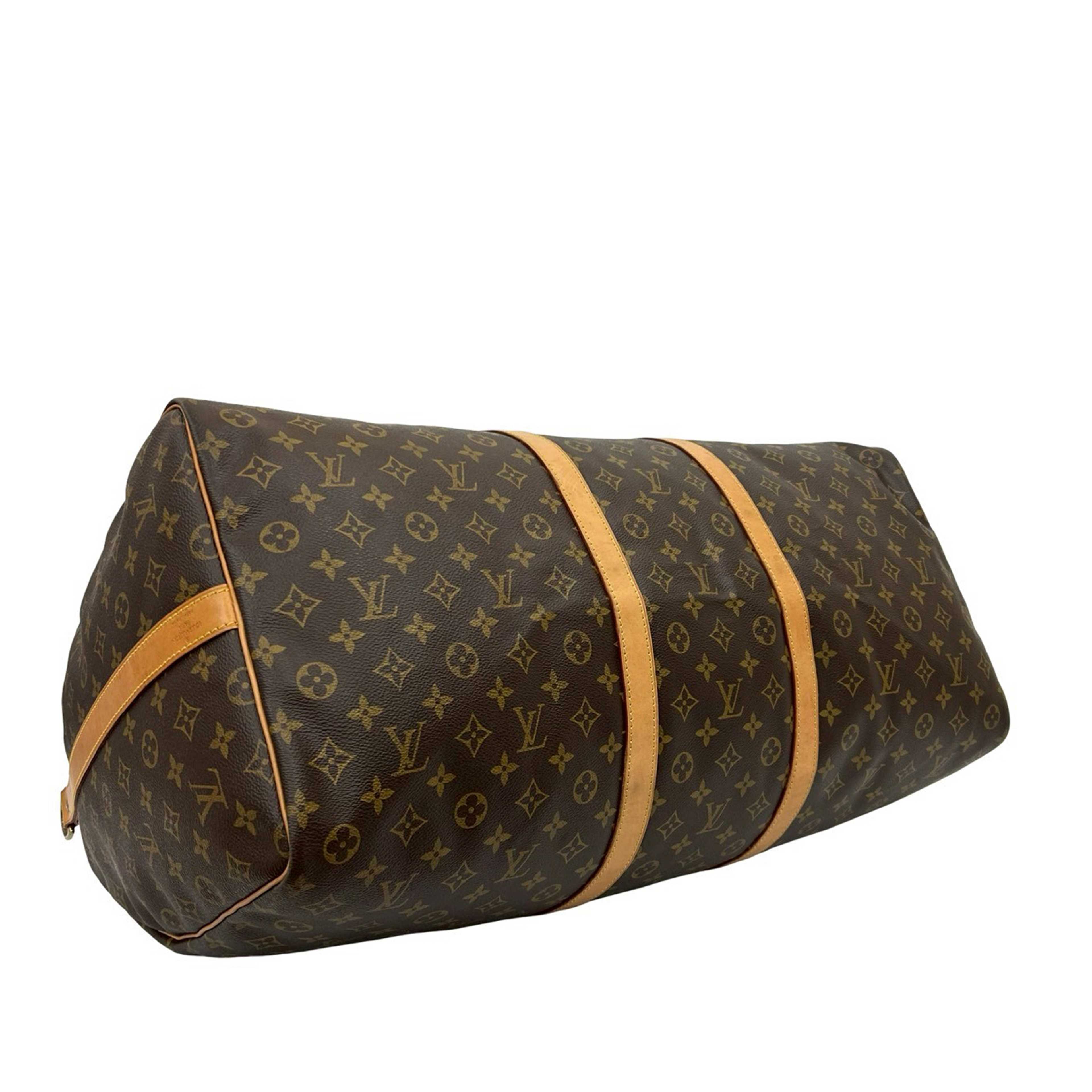 Louis Vuitton Monogram Keepall Bandouliere 60, från Luxclusif, i färgen brown. Klicka för att öppna bilden i stort format