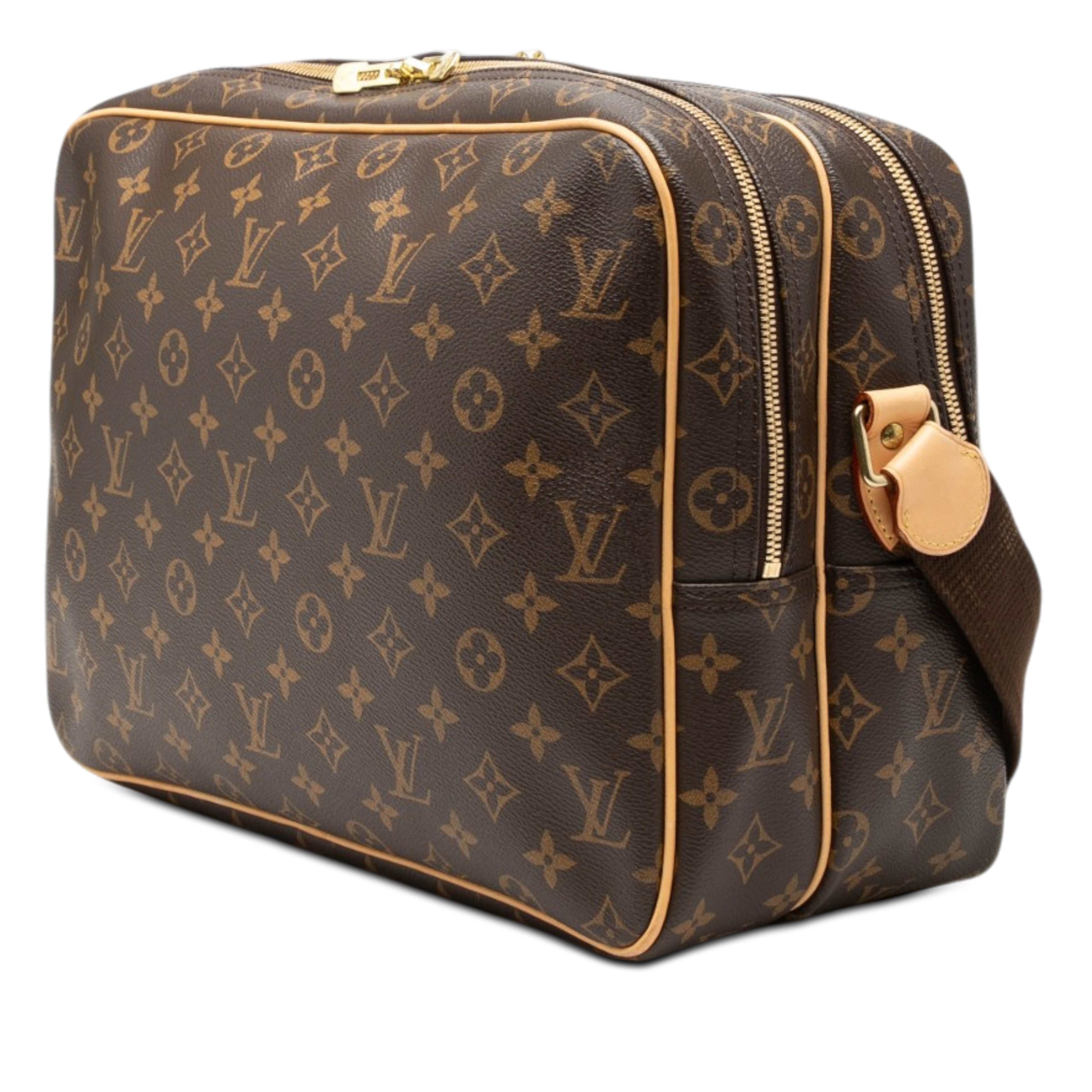 Louis Vuitton Monogram Reporter Gm, från Luxclusif, i färgen brown. Klicka för att öppna bilden i stort format