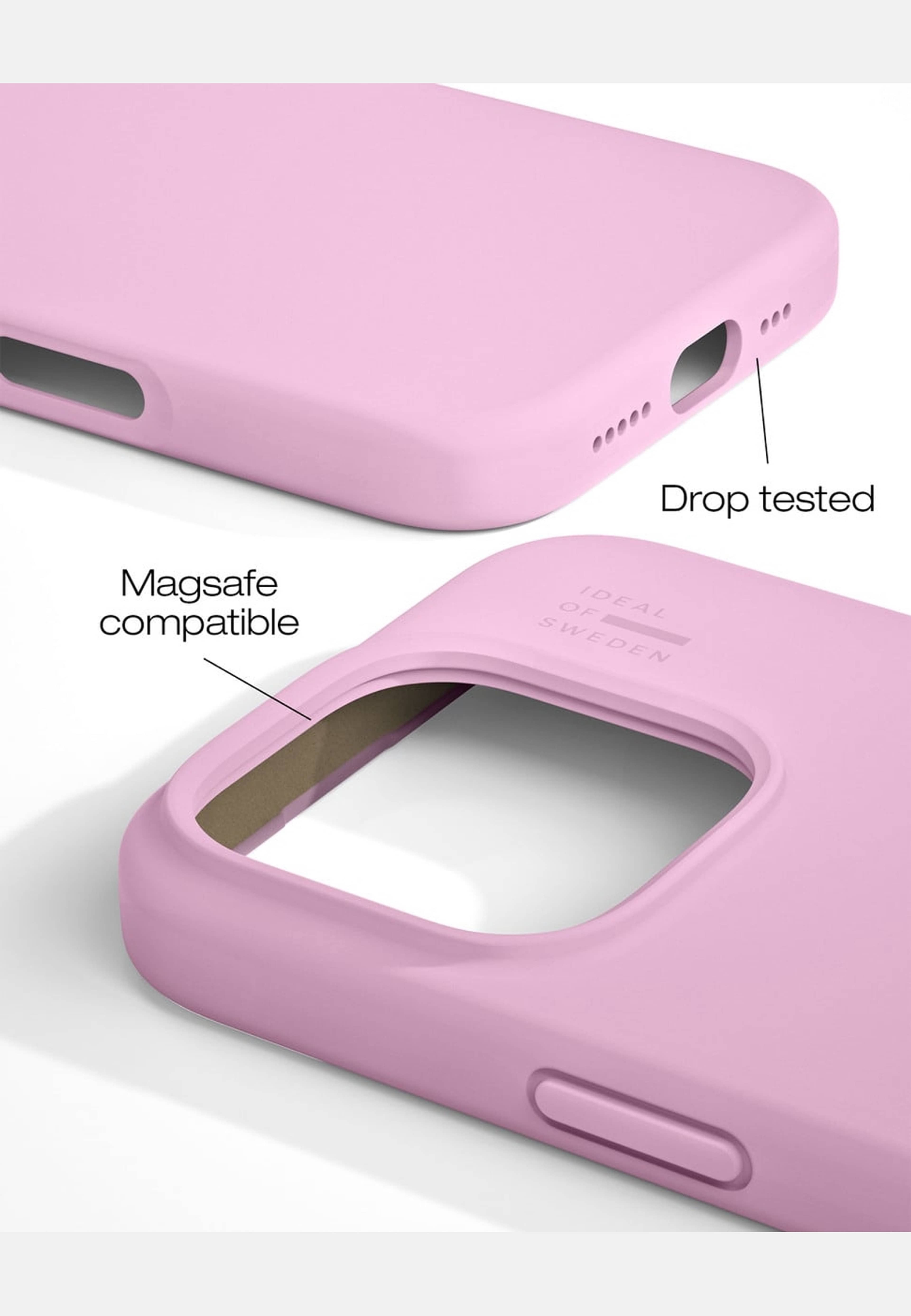 Silicone Case Magsafe Iphone, från Ideal Of Sweden, i färgen pink. Klicka för att öppna bilden i stort format