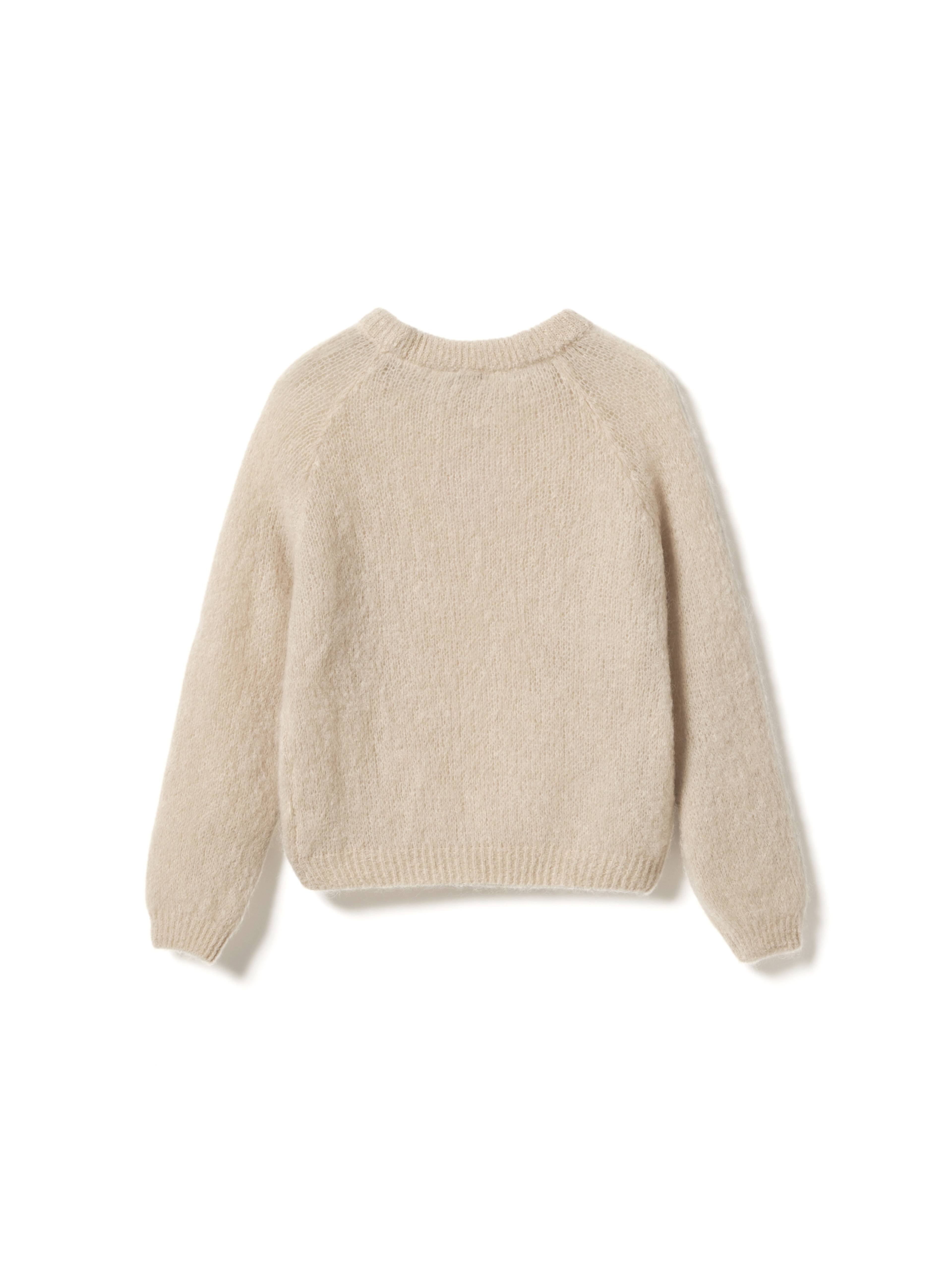 N-latora Mohair Knit, från Noella, i färgen beige. Klicka för att öppna bilden i stort format