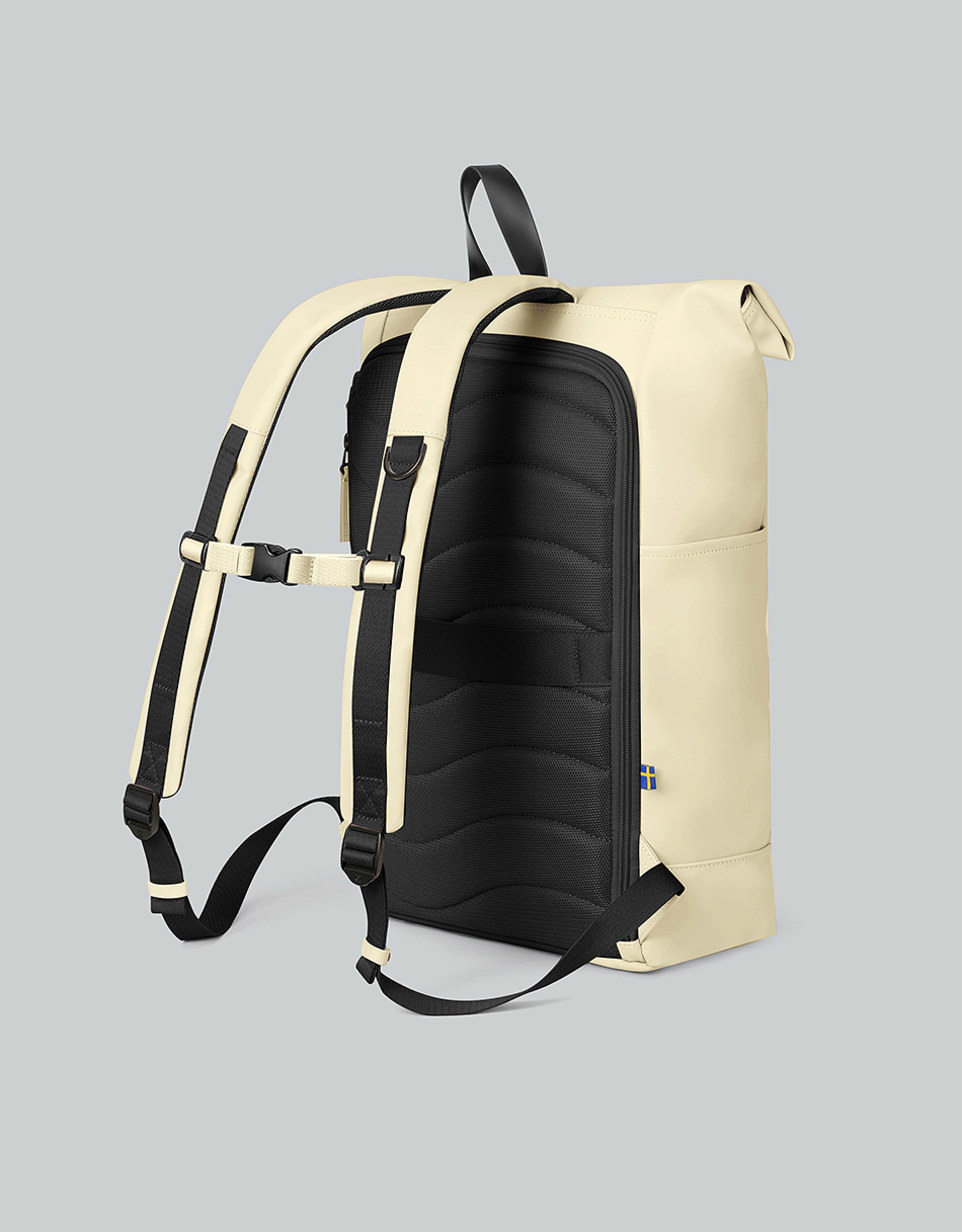 Spläsh Rolltop Backpack - 16", från Gaston Luga, i färgen lemonade. Klicka för att öppna bilden i stort format