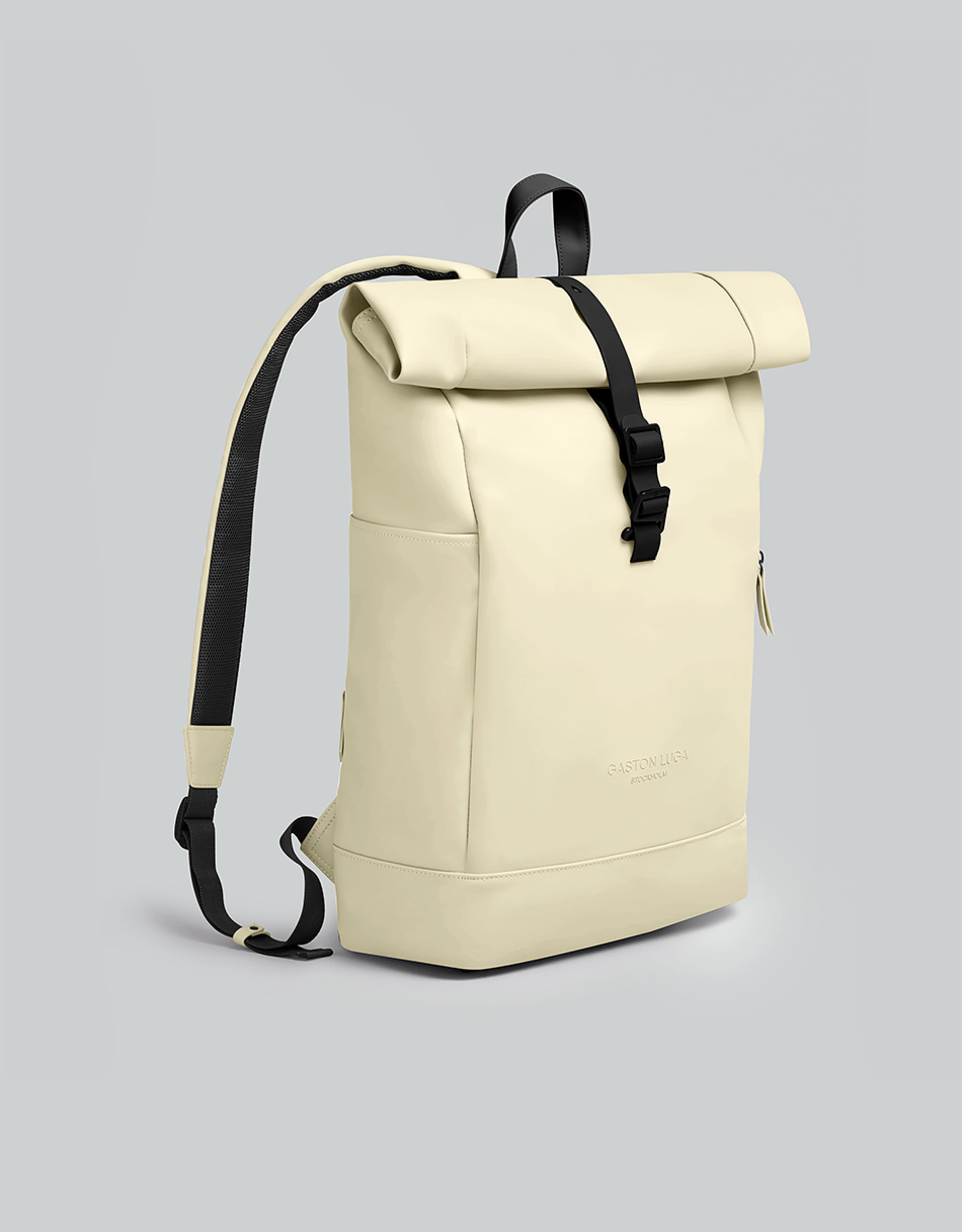 Spläsh Rolltop Backpack - 16", från Gaston Luga, i färgen lemonade. Klicka för att öppna bilden i stort format