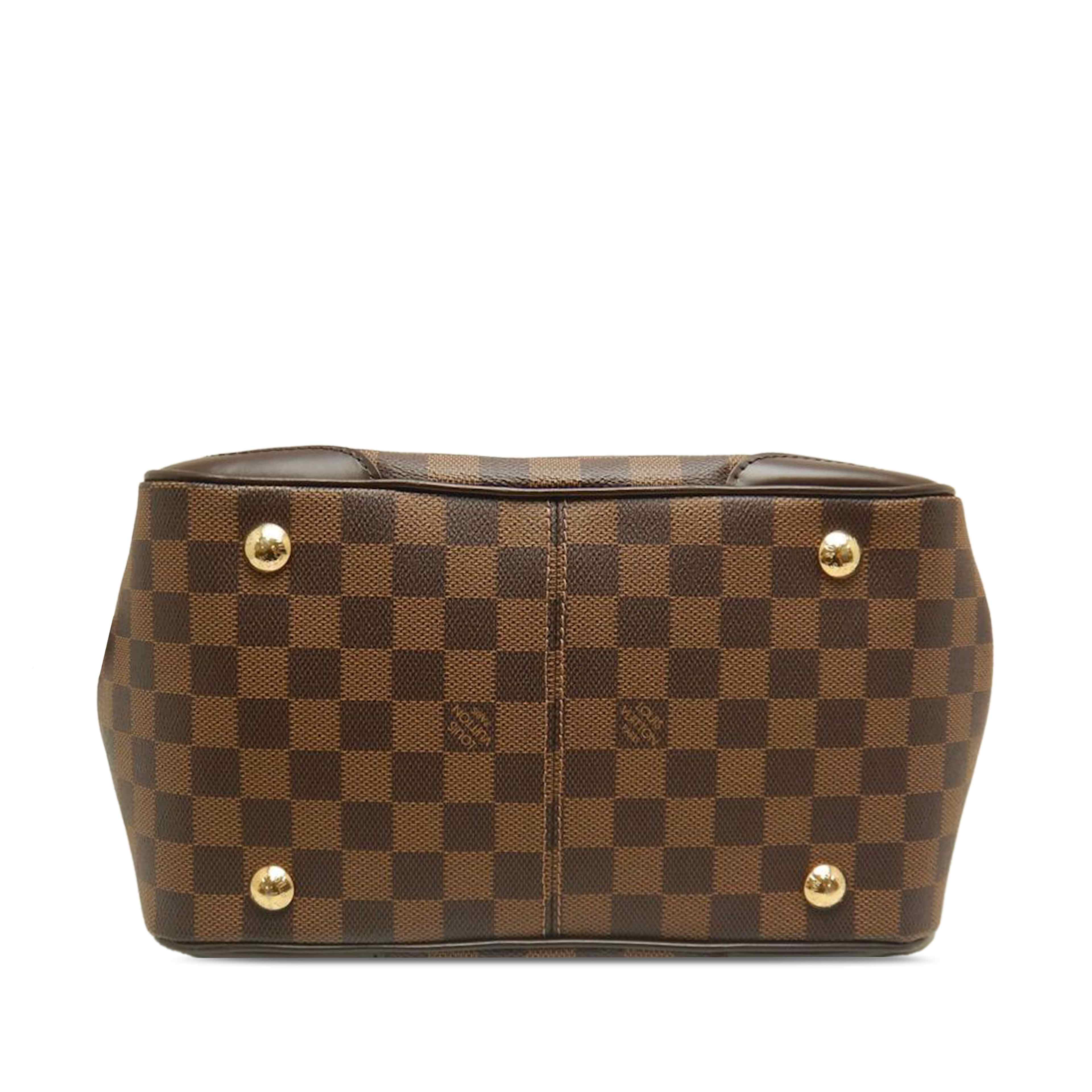 Louis Vuitton Damier Ebene Verona Pm, från Luxclusif, i färgen brun. Klicka för att öppna bilden i stort format