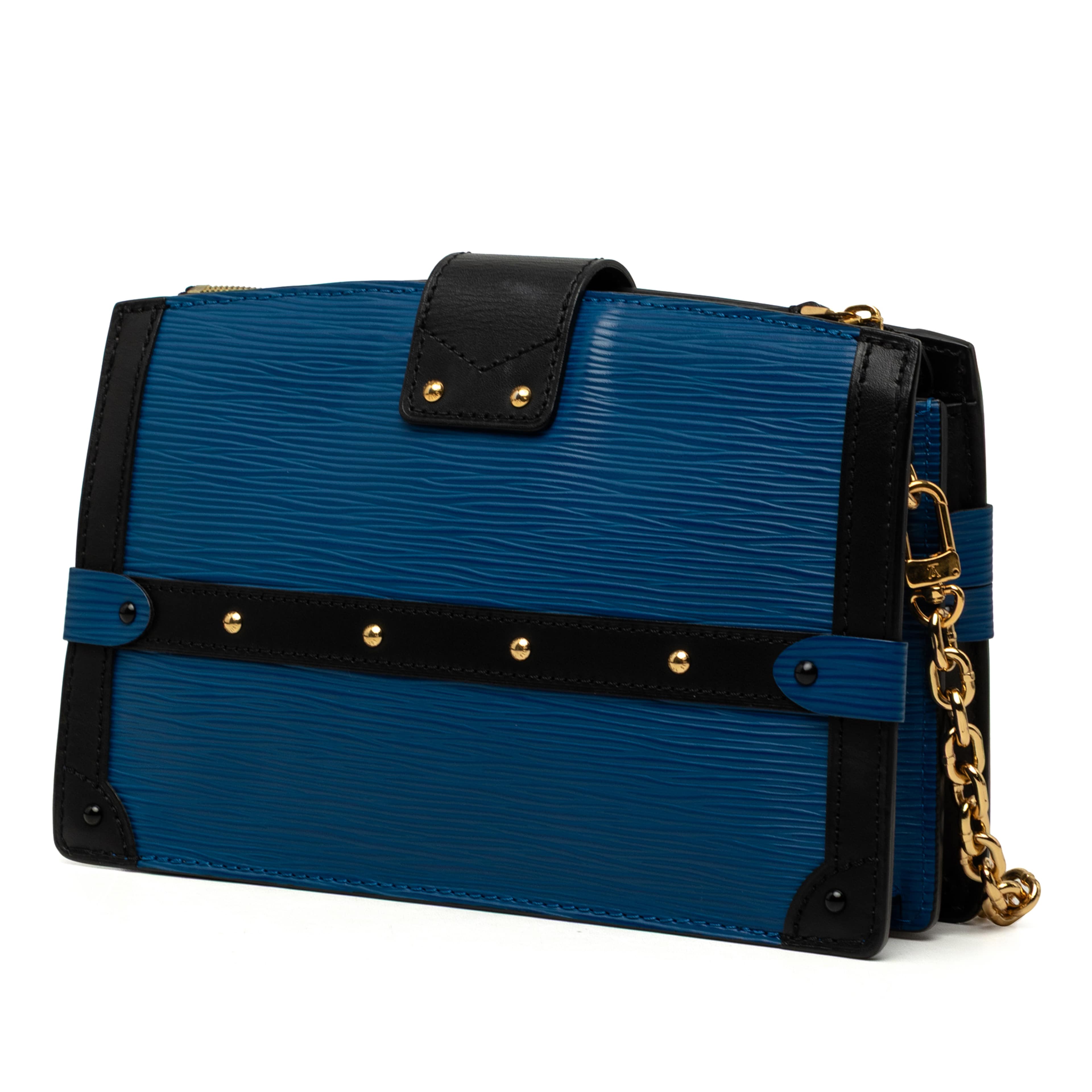 Louis Vuitton Epi Trunk Clutch, från Luxclusif, i färgen svart. Klicka för att öppna bilden i stort format