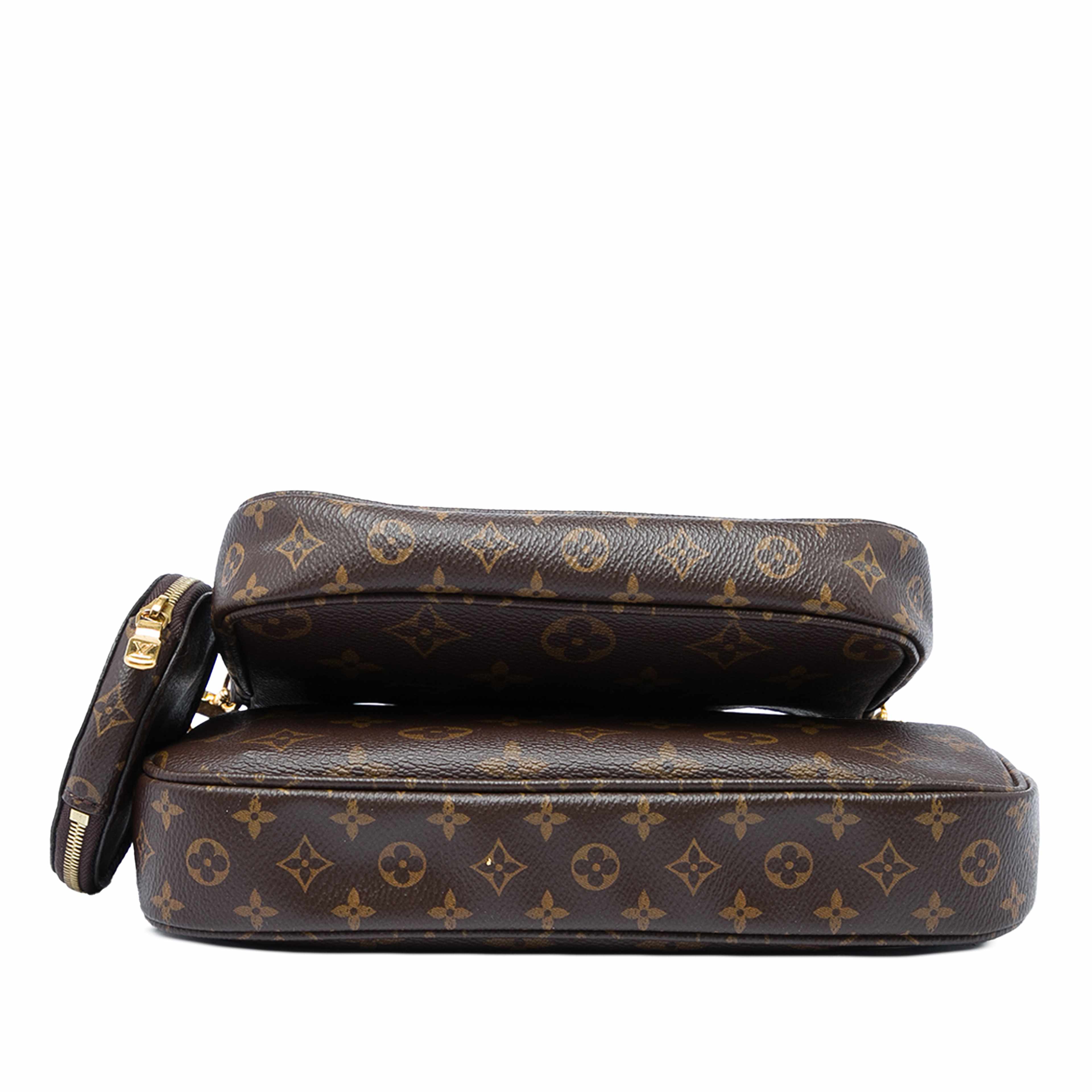 Louis Vuitton Monogram Multi Pochette Accessoires, från Luxclusif, i färgen brun. Klicka för att öppna bilden i stort format