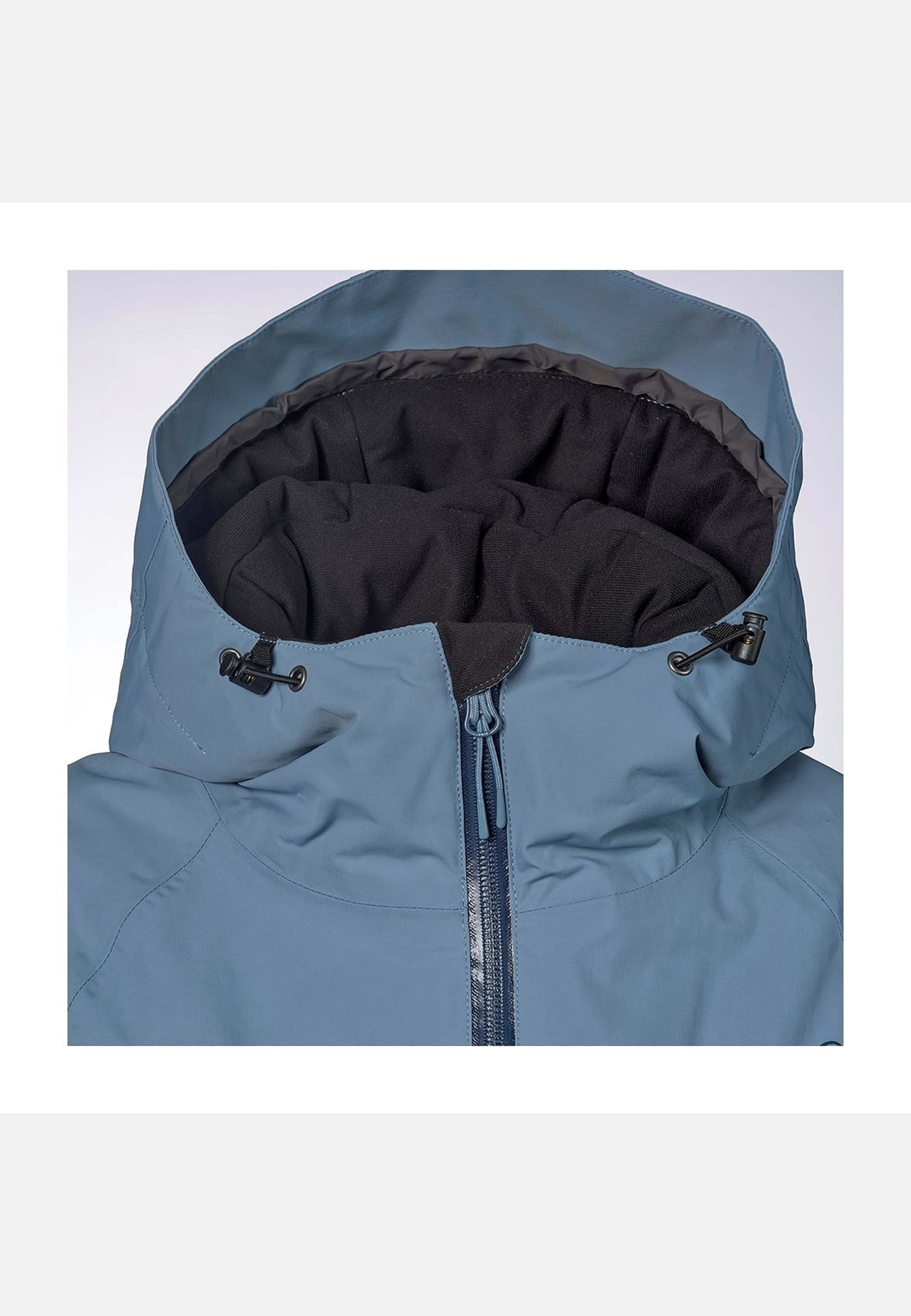 Carving Vinterjacka, från ISBJÖRN of Sweden, i färgen lagoon. Klicka för att öppna bilden i stort format