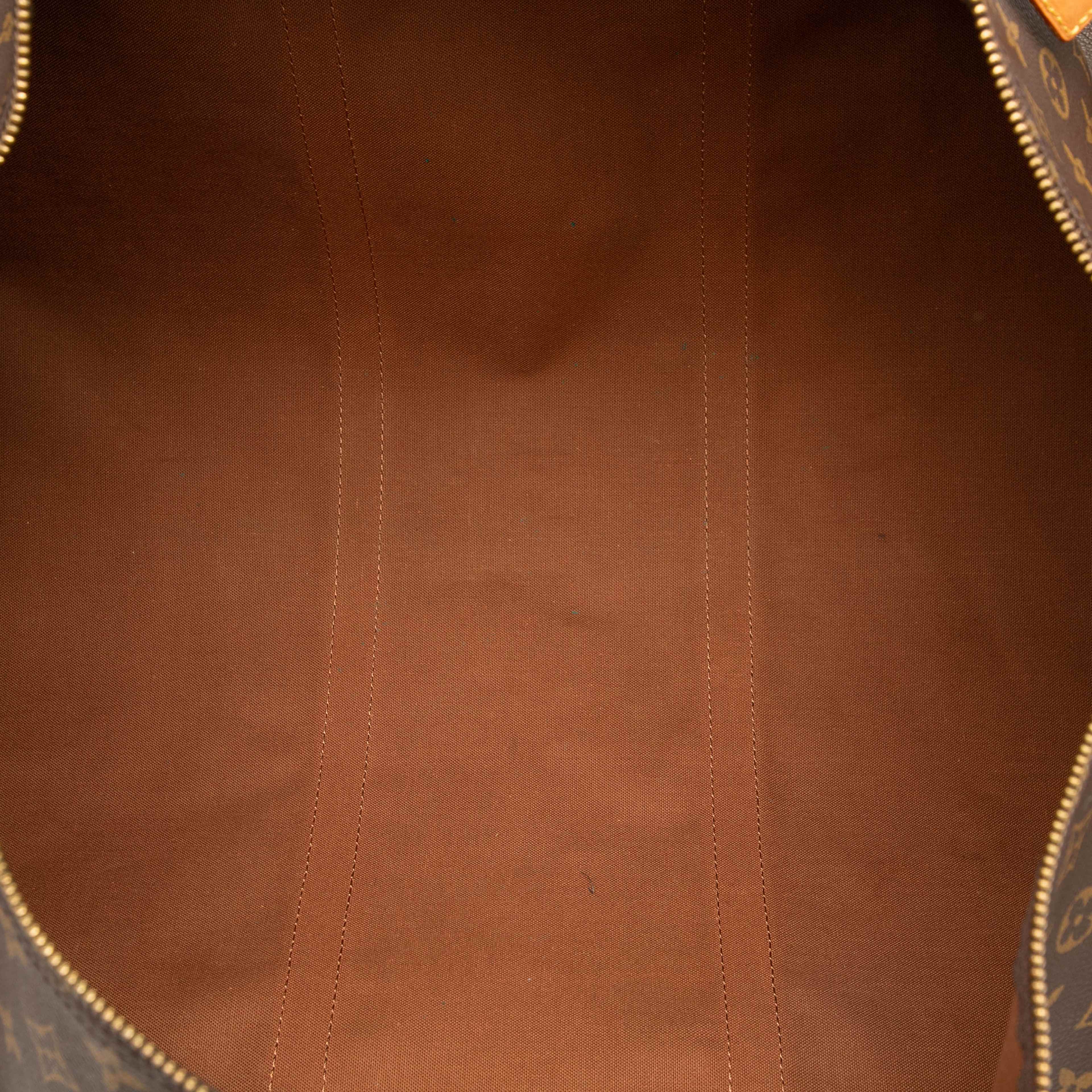 Louis Vuitton Monogram Keepall Bandouliere 60, från Luxclusif, i färgen brown. Klicka för att öppna bilden i stort format