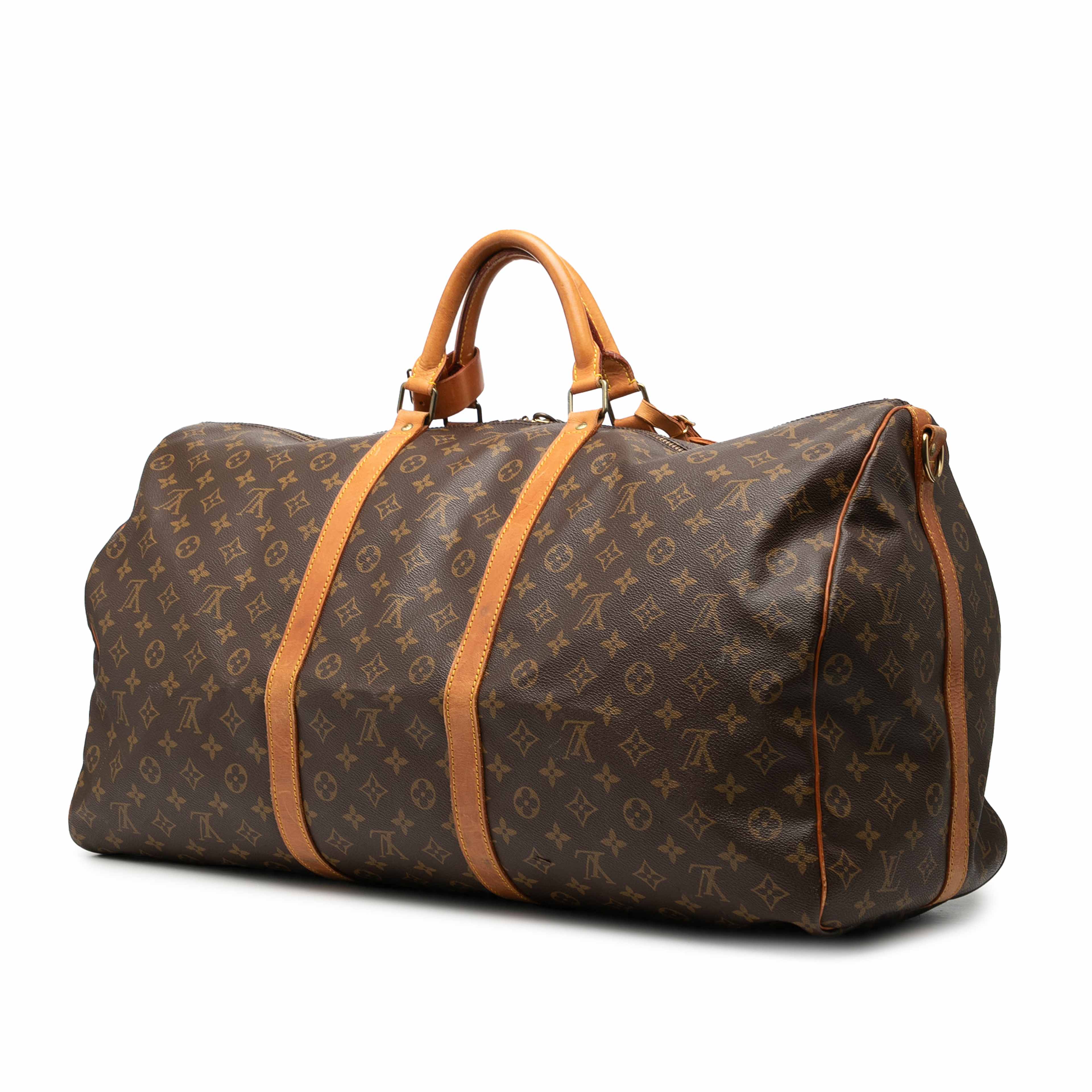 Louis Vuitton Monogram Keepall Bandouliere 60, från Luxclusif, i färgen brown. Klicka för att öppna bilden i stort format