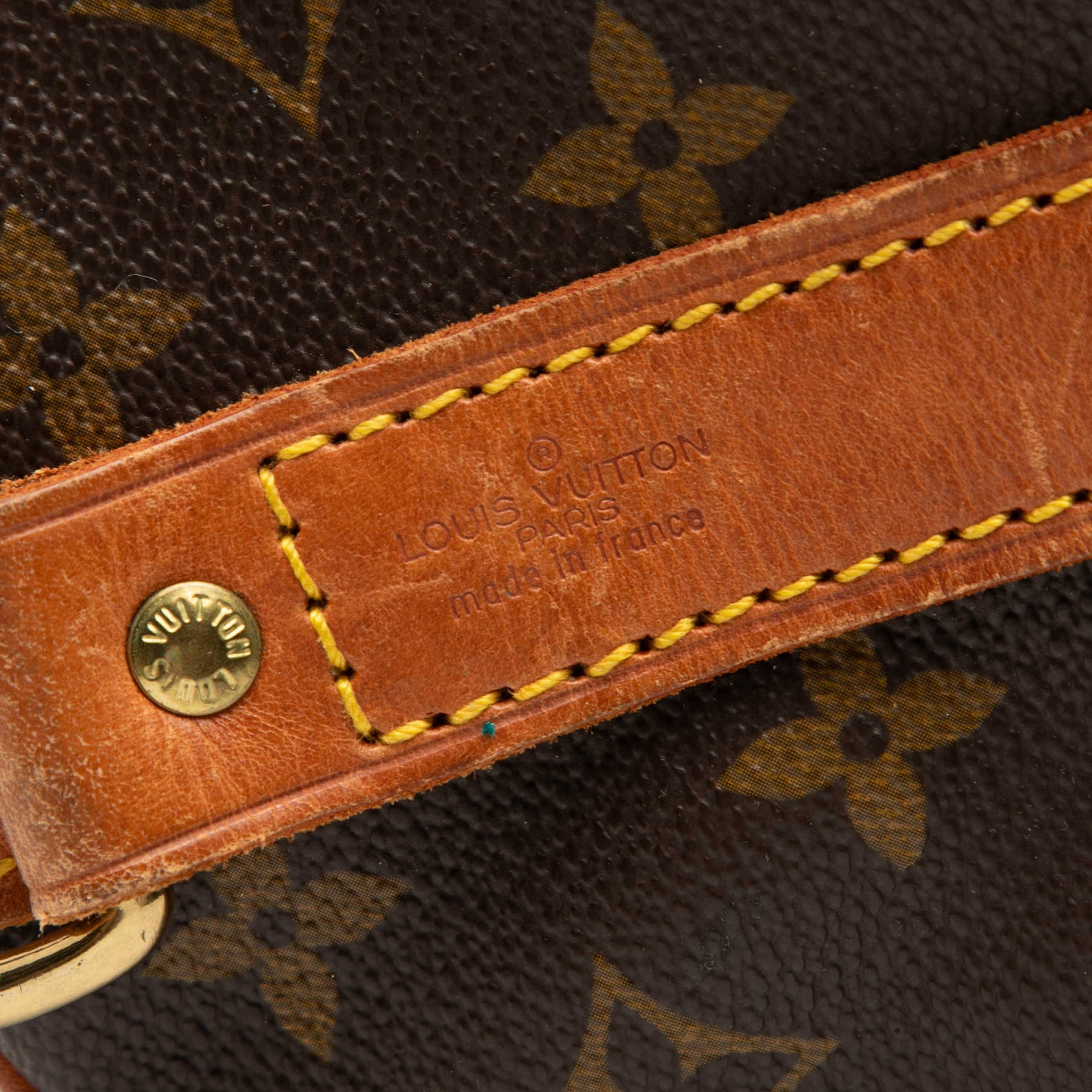 Louis Vuitton Monogram Keepall Bandouliere 60, från Luxclusif, i färgen brown. Klicka för att öppna bilden i stort format