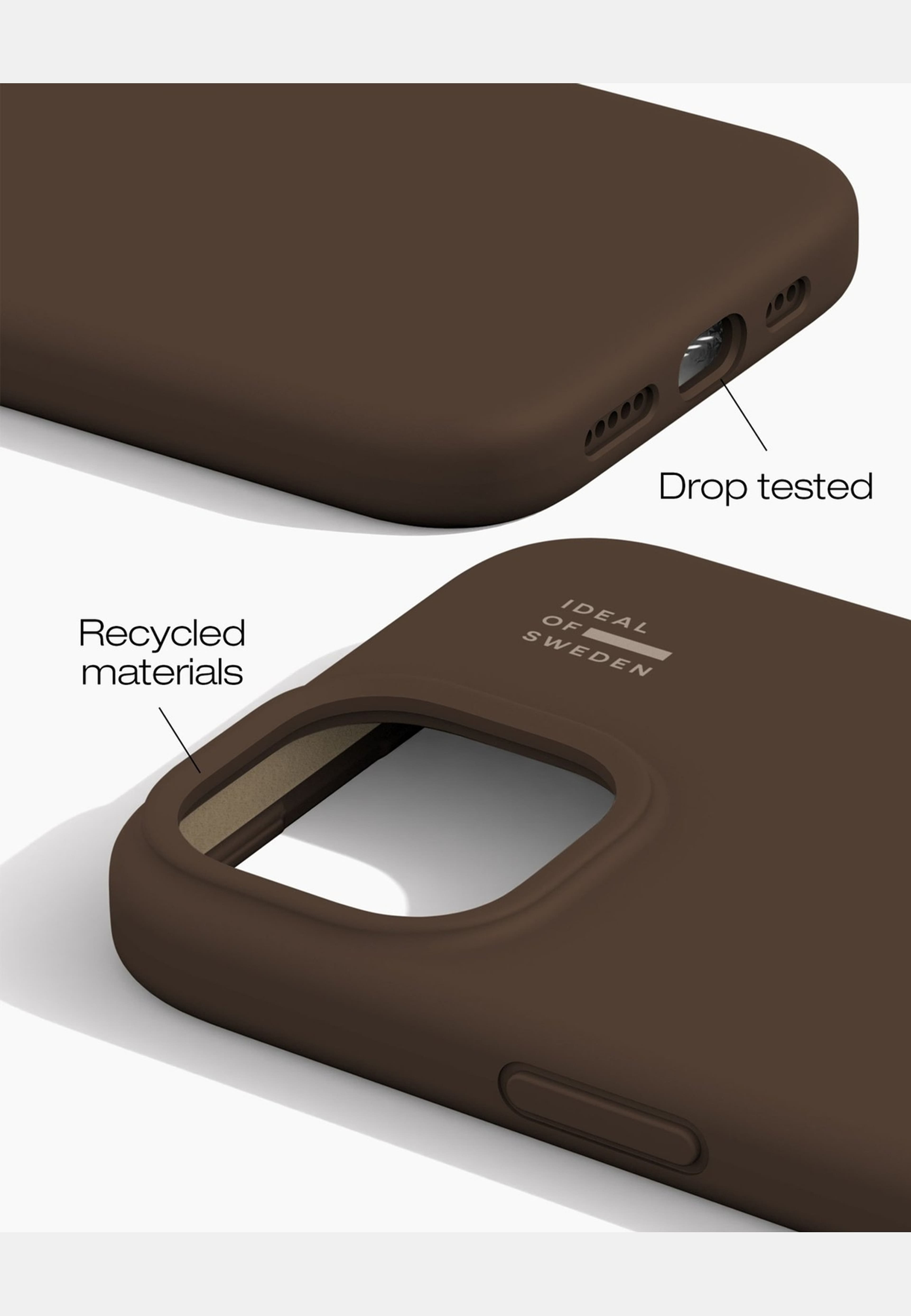 Silicone Case Iphone, från Ideal Of Sweden, i färgen brown.