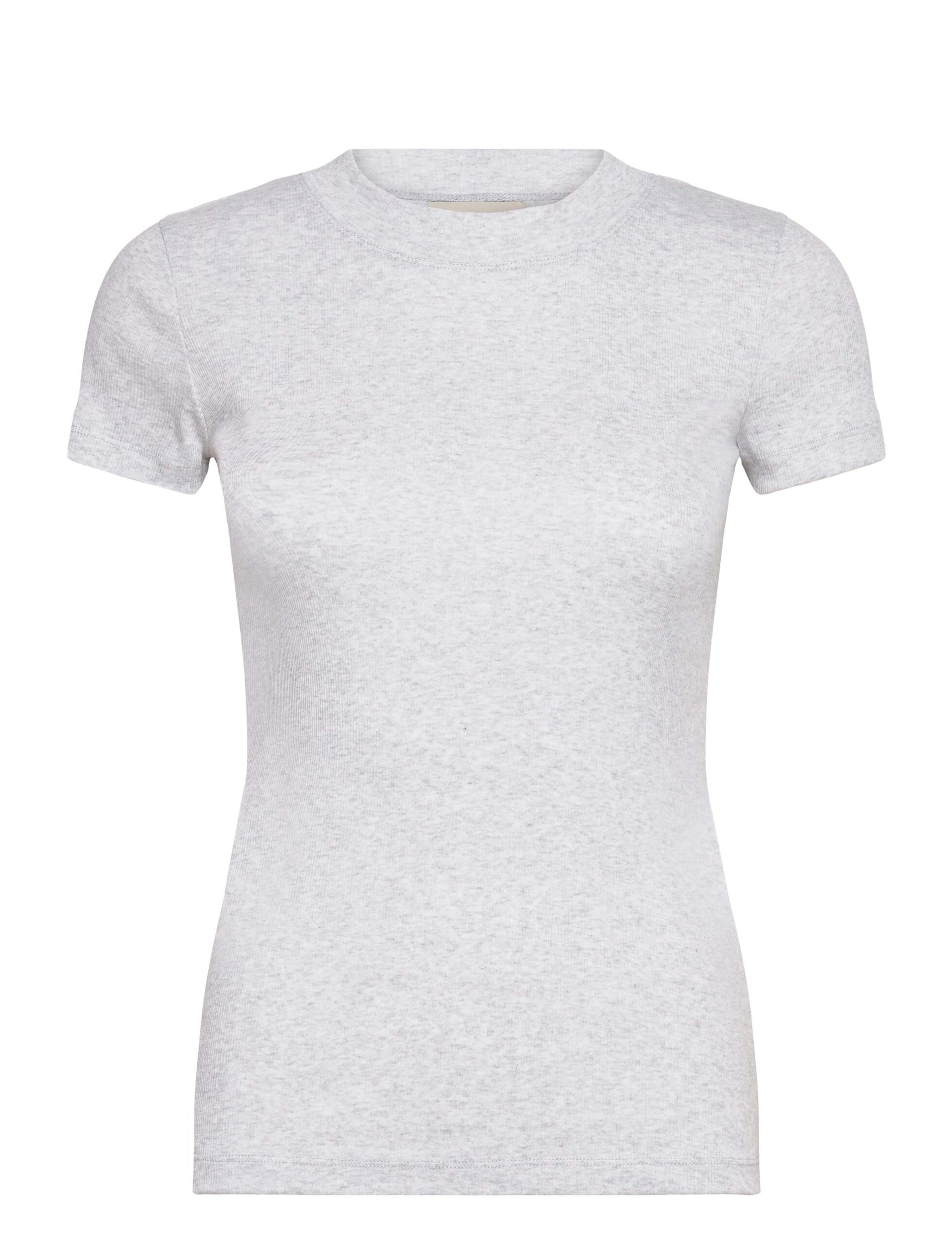 Ottille Tee - Grey Melange, från Residus, i färgen grey. Klicka för att öppna bilden i stort format