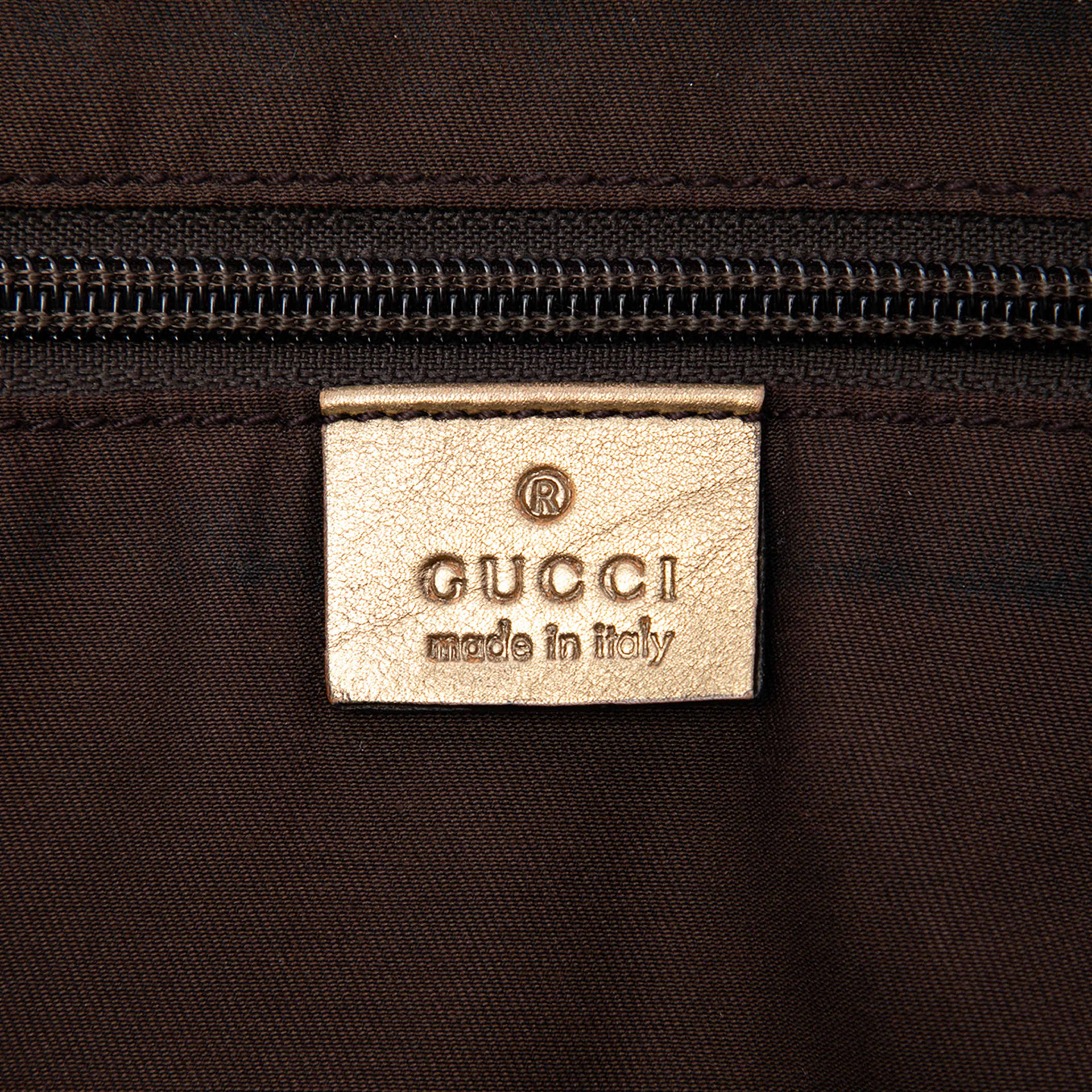 Gucci Gg Canvas Web Tote, från Luxclusif, i färgen beige. Klicka för att öppna bilden i stort format
