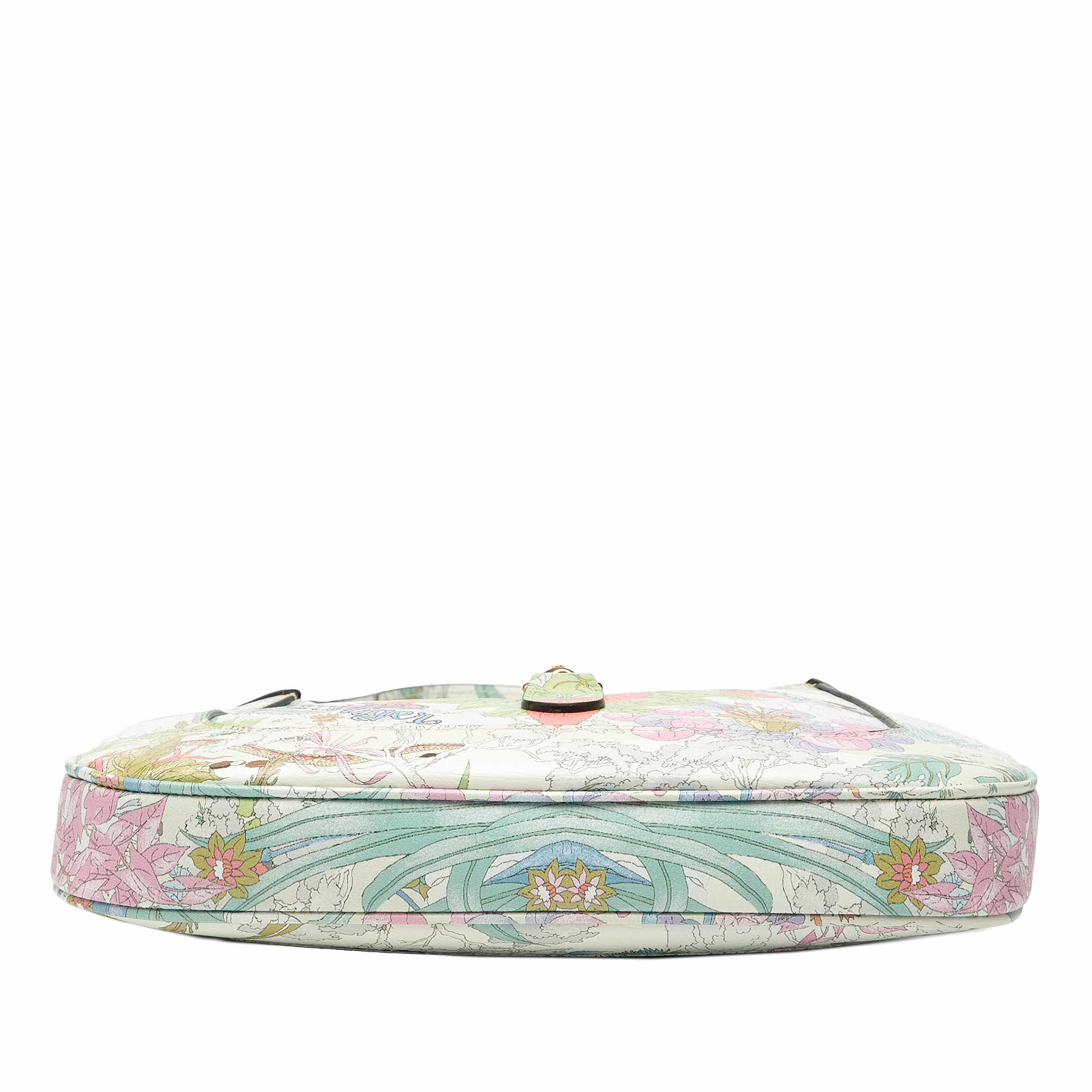 Gucci Small Calfskin Tiger Jackie 1961 Crossbody, från Luxclusif, i färgen blue. Klicka för att öppna bilden i stort format