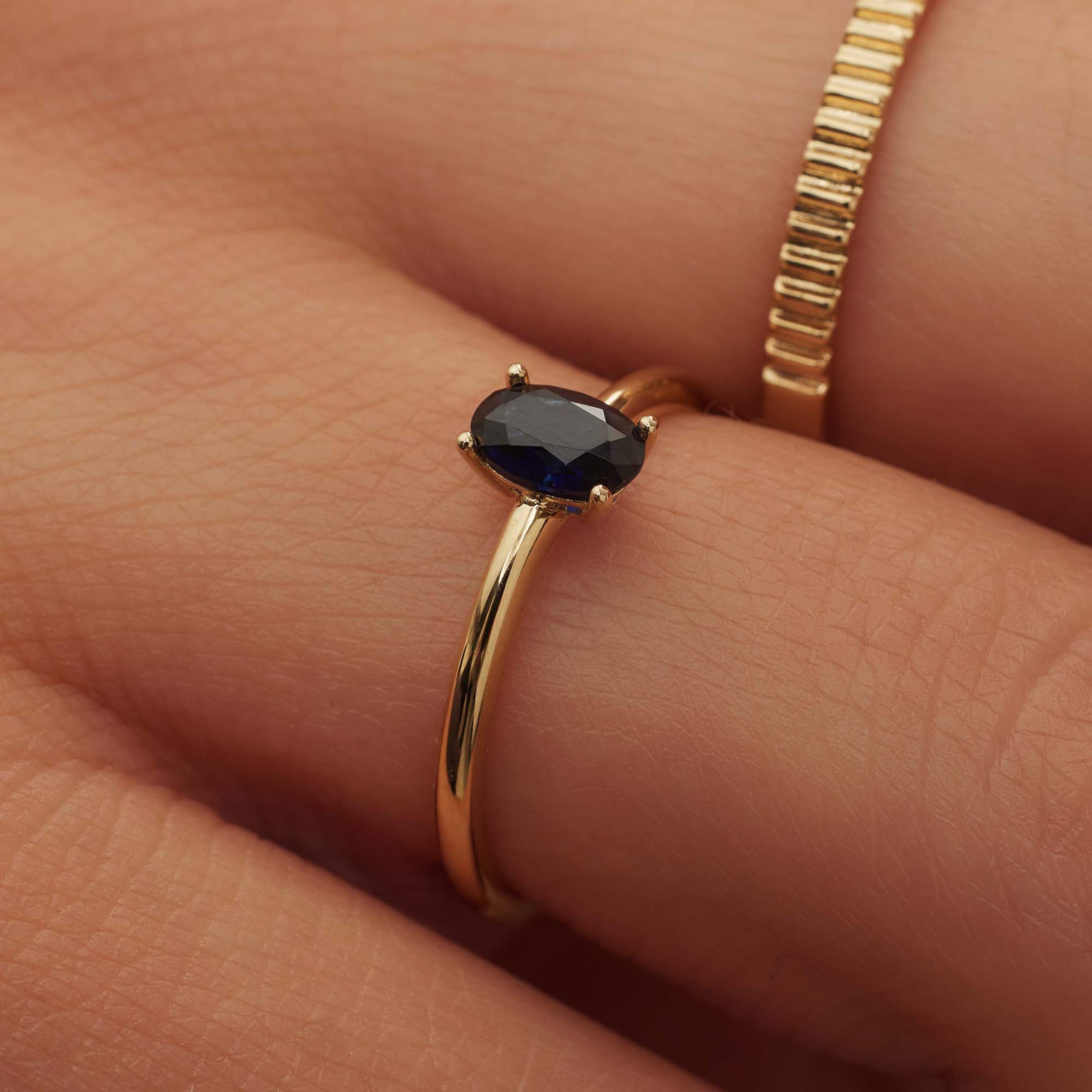 Baguette 14 Karat Guld Ring