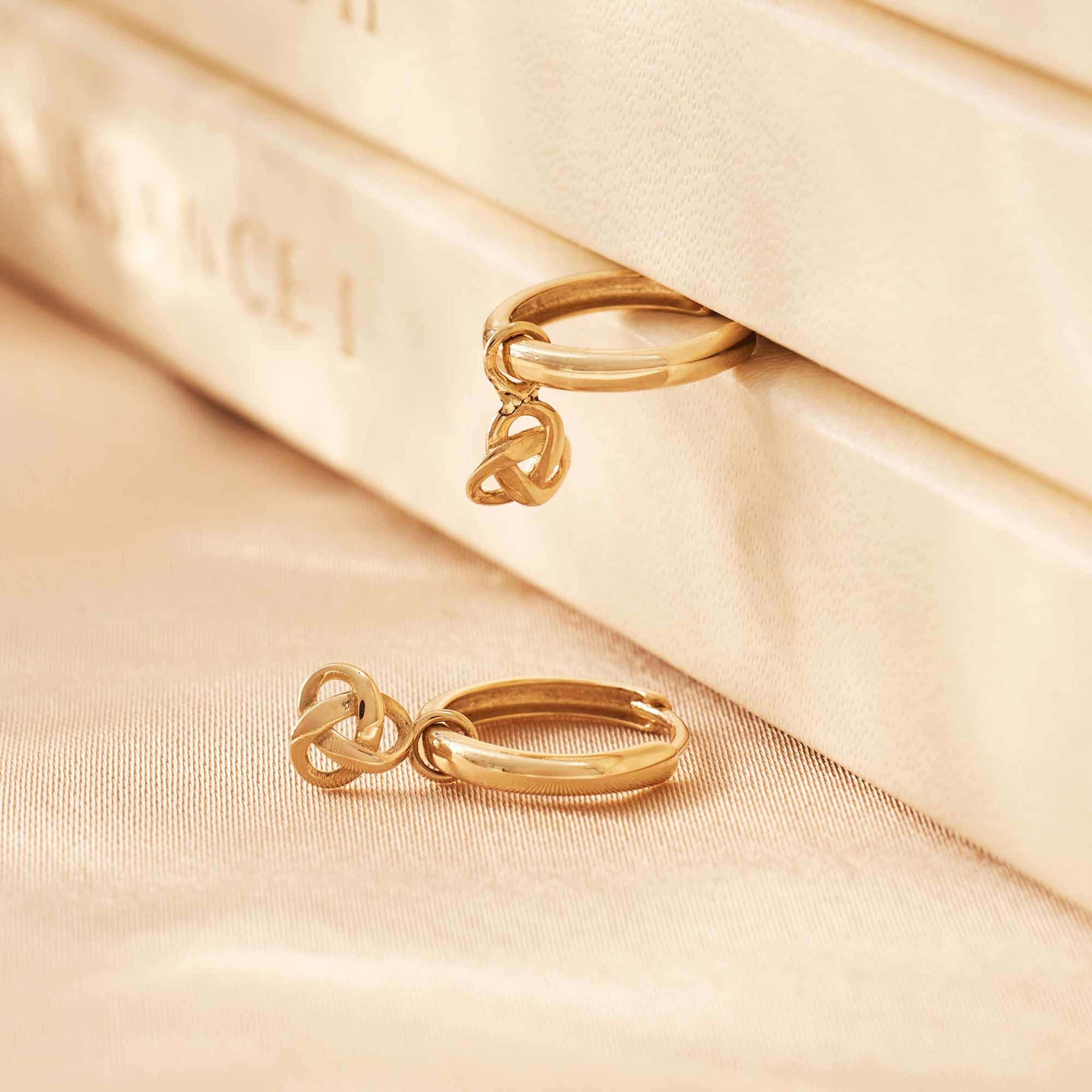 Rivoli 14 Karat Guld Creoler