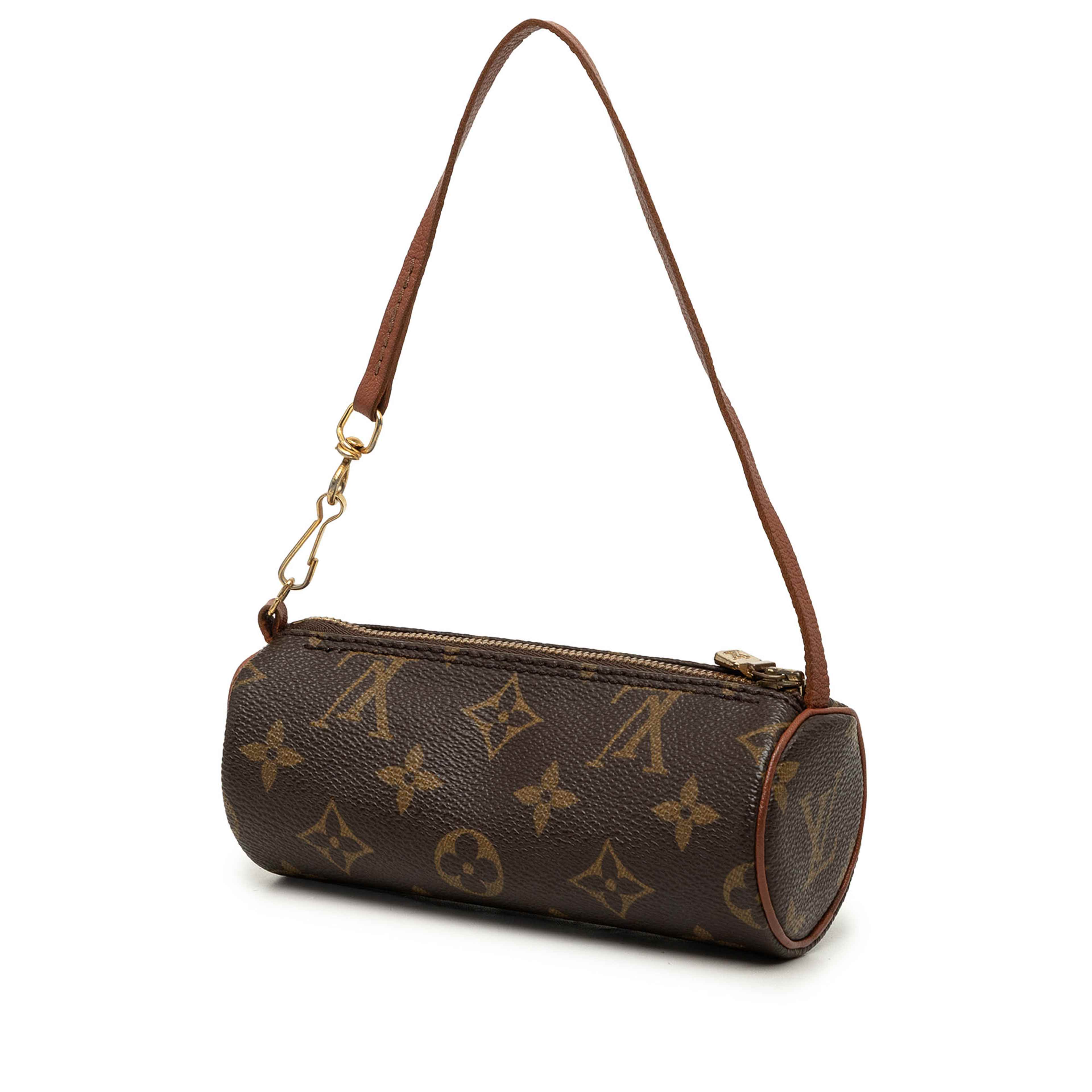 Louis Vuitton Monogram Papillon Pochette, från Luxclusif, i färgen brun. Klicka för att öppna bilden i stort format