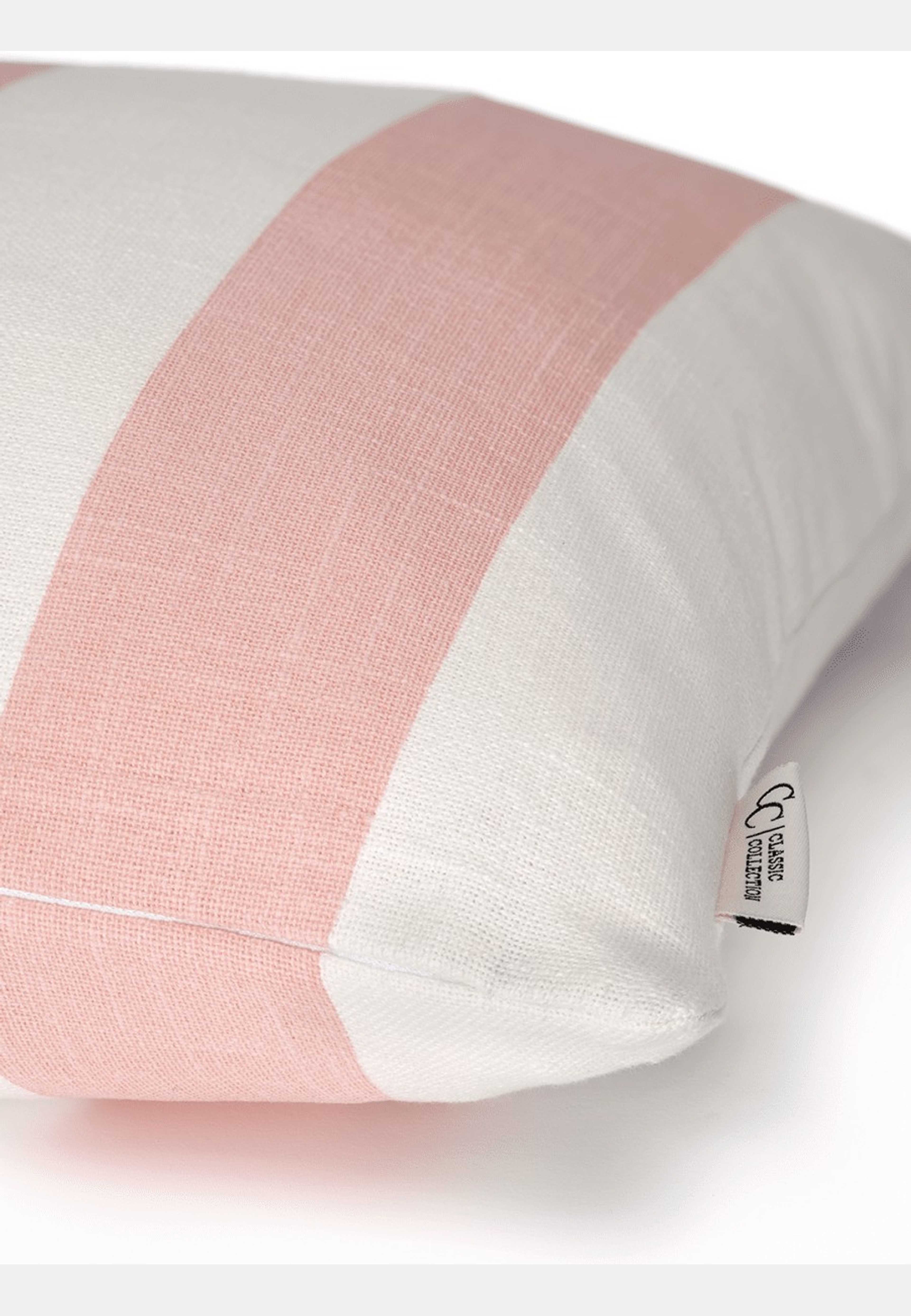 Kuddfodral Striped, från Classic Collection, i färgen rosa. Klicka för att öppna bilden i stort format