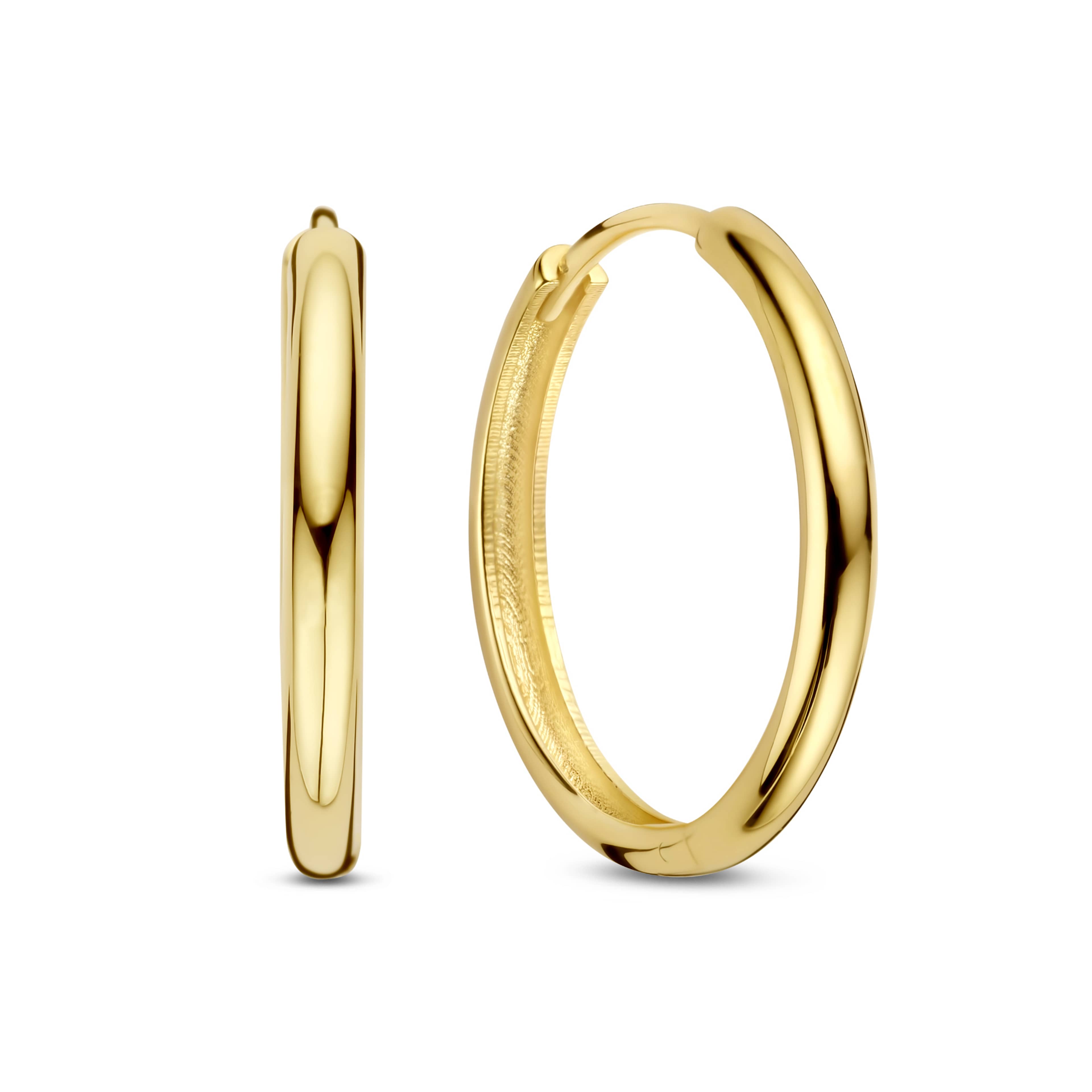 Rivoli 14 Karat Guld Creoler
