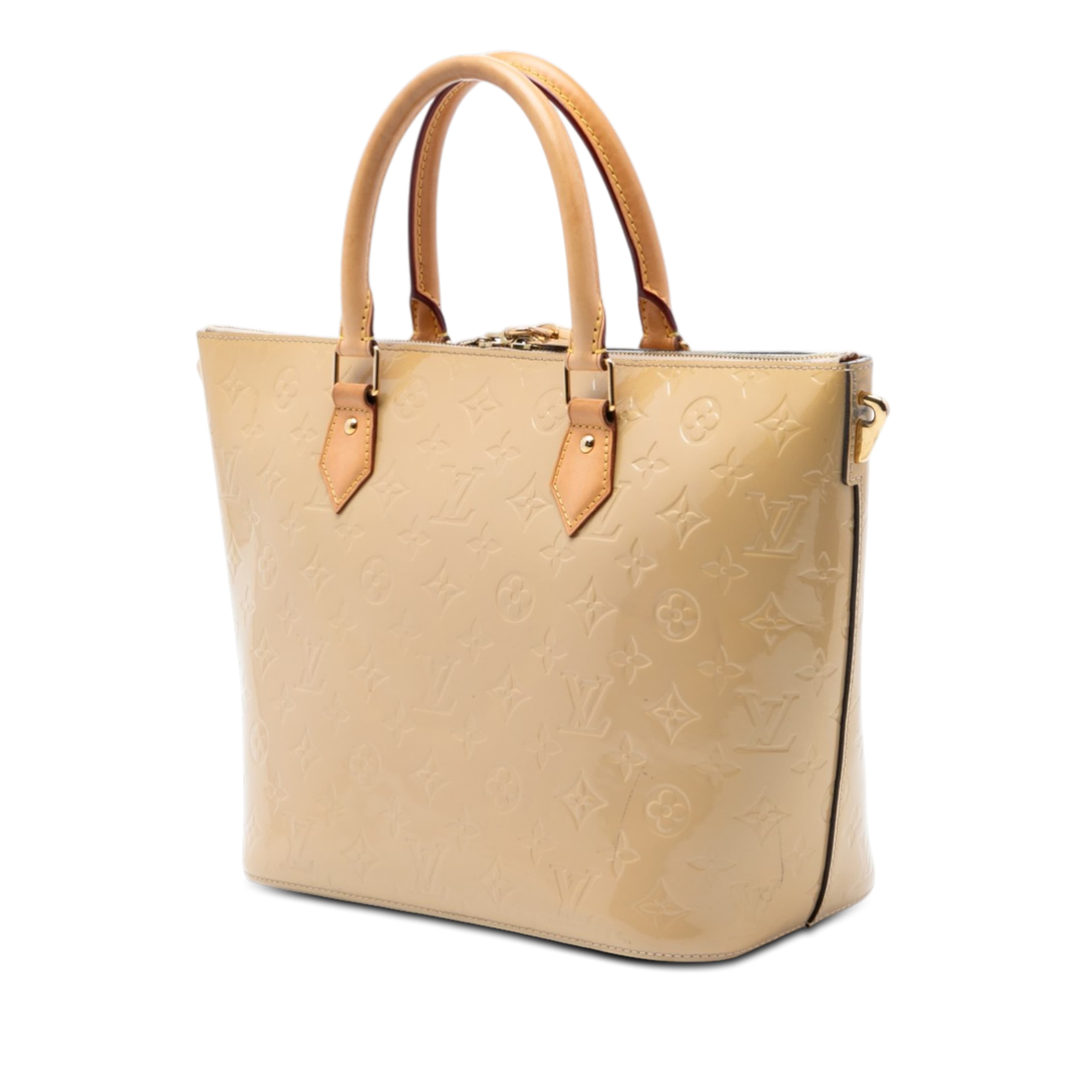Louis Vuitton Monogram Vernis Montebello Mm, från Luxclusif, i färgen beige. Klicka för att öppna bilden i stort format
