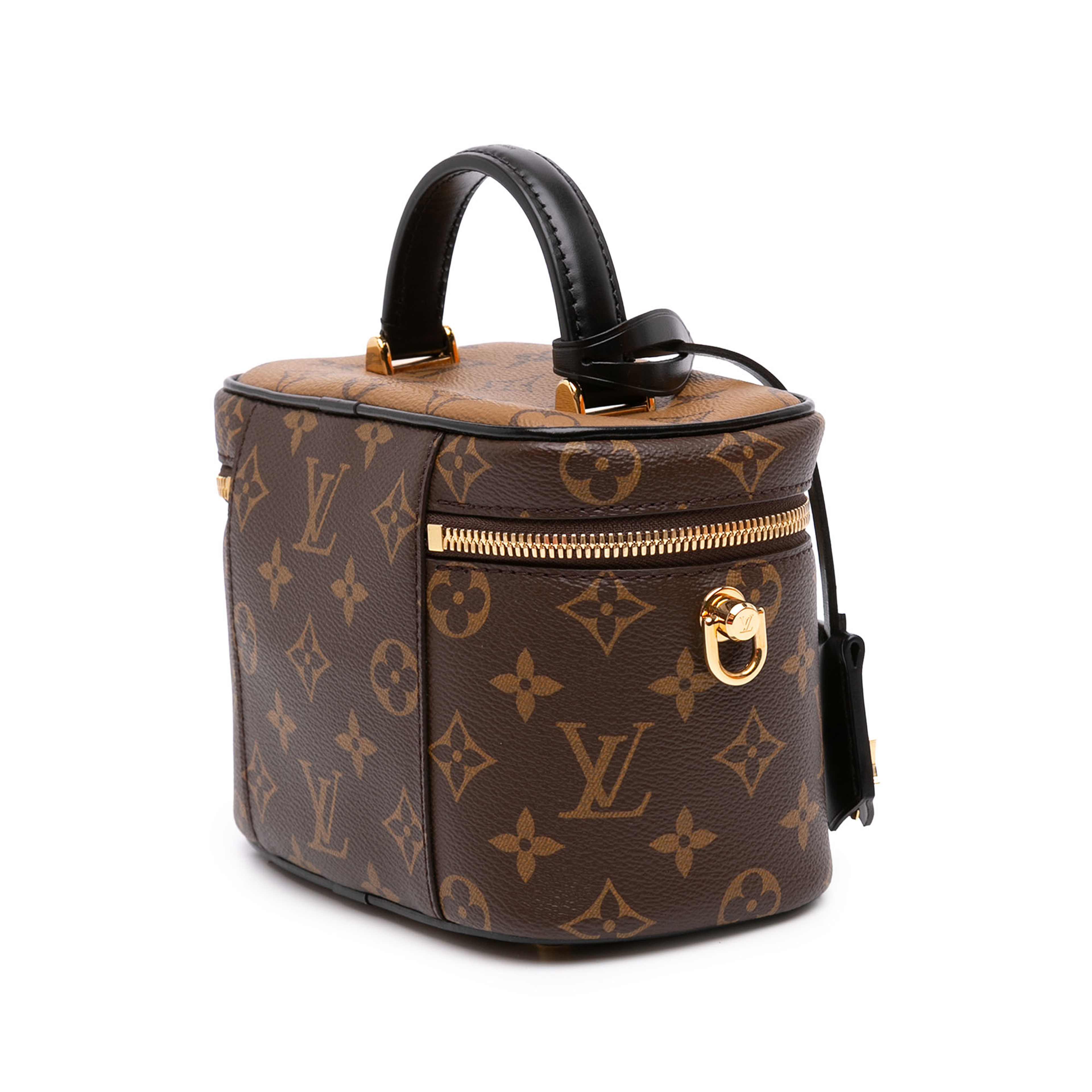 Louis Vuitton Monogram Reverse Vanity Pm, från Luxclusif, i färgen brun. Klicka för att öppna bilden i stort format