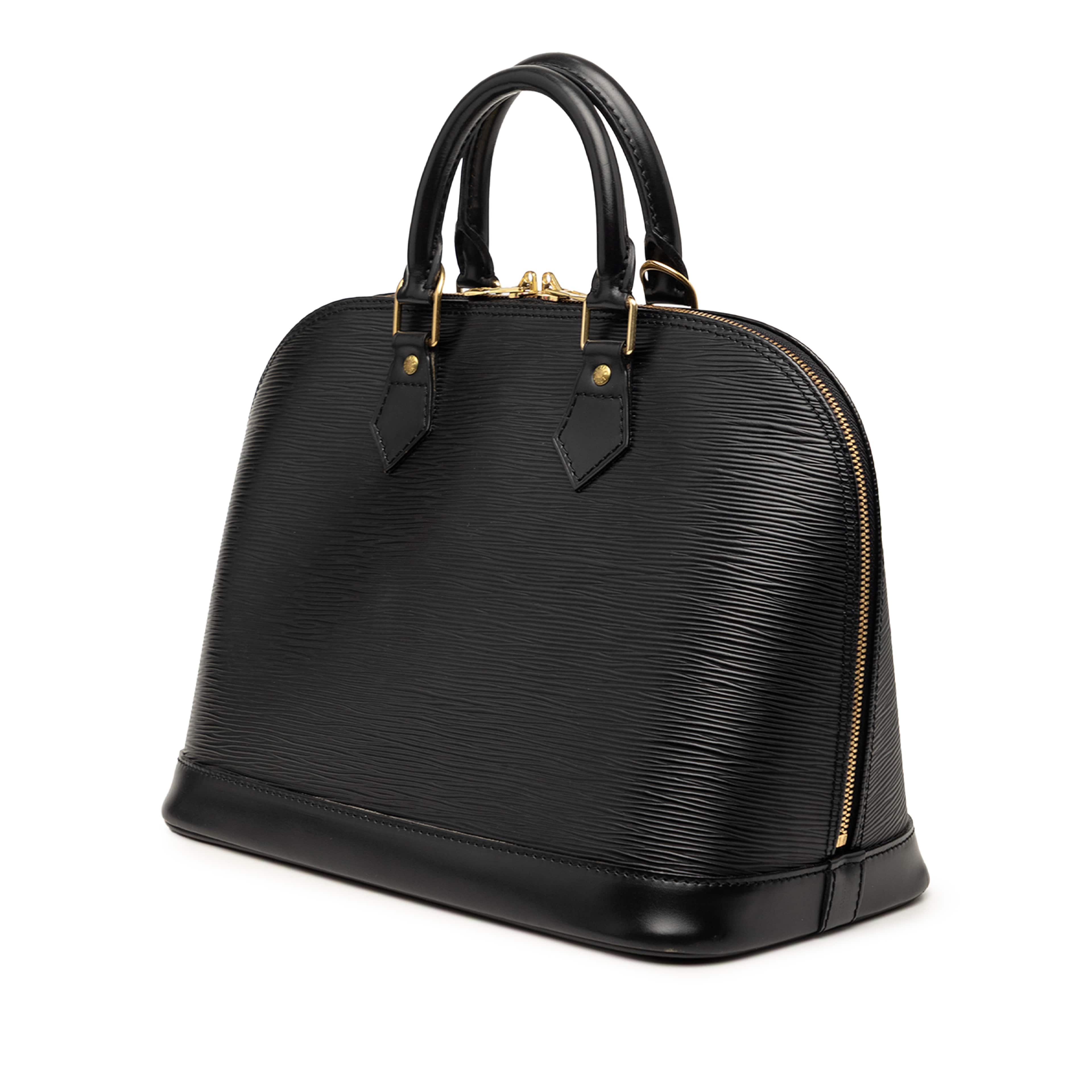 Louis Vuitton Epi Alma Pm, från Luxclusif, i färgen svart. Klicka för att öppna bilden i stort format