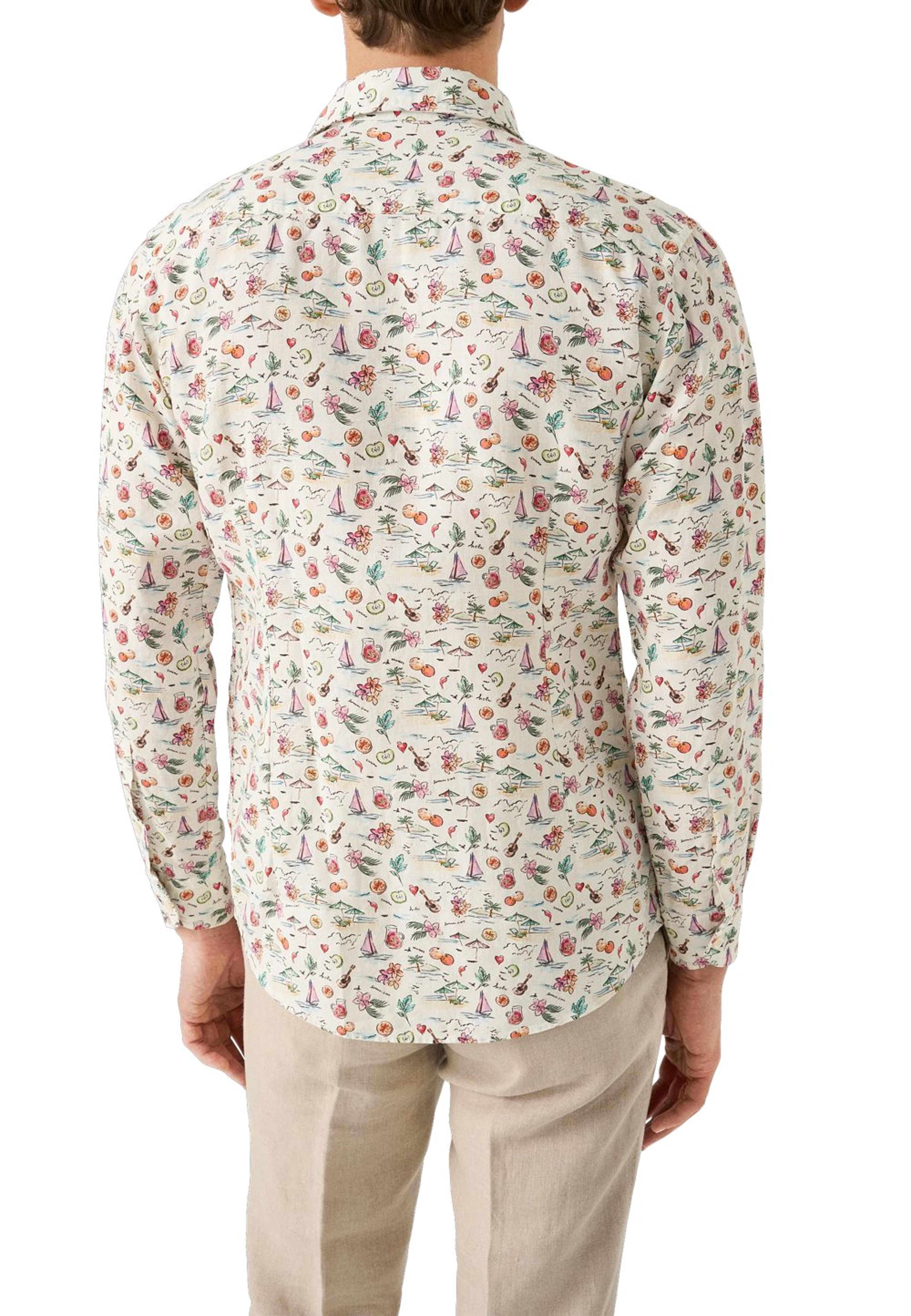 Linneskjorta Slim Fit