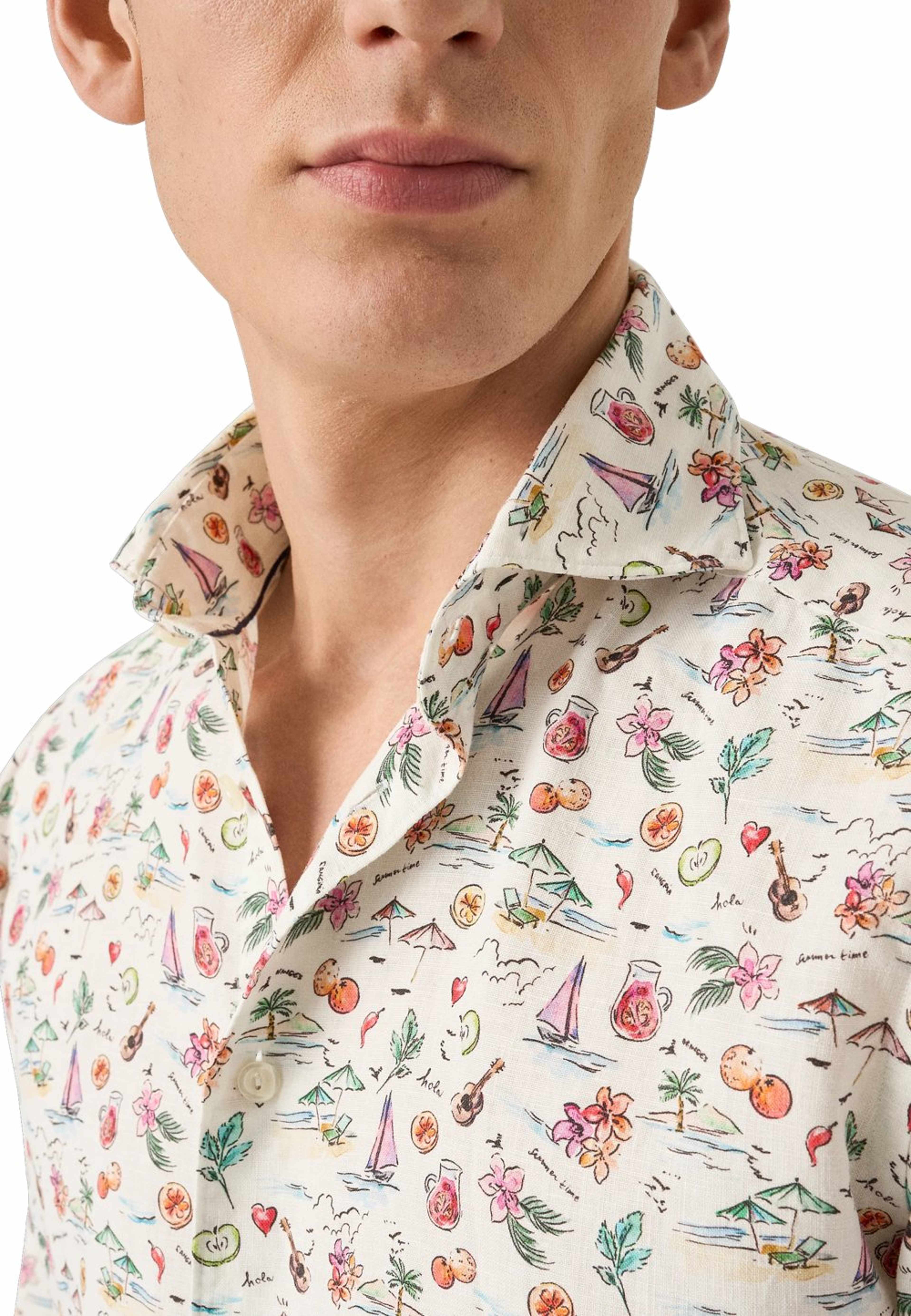 Linneskjorta Slim Fit