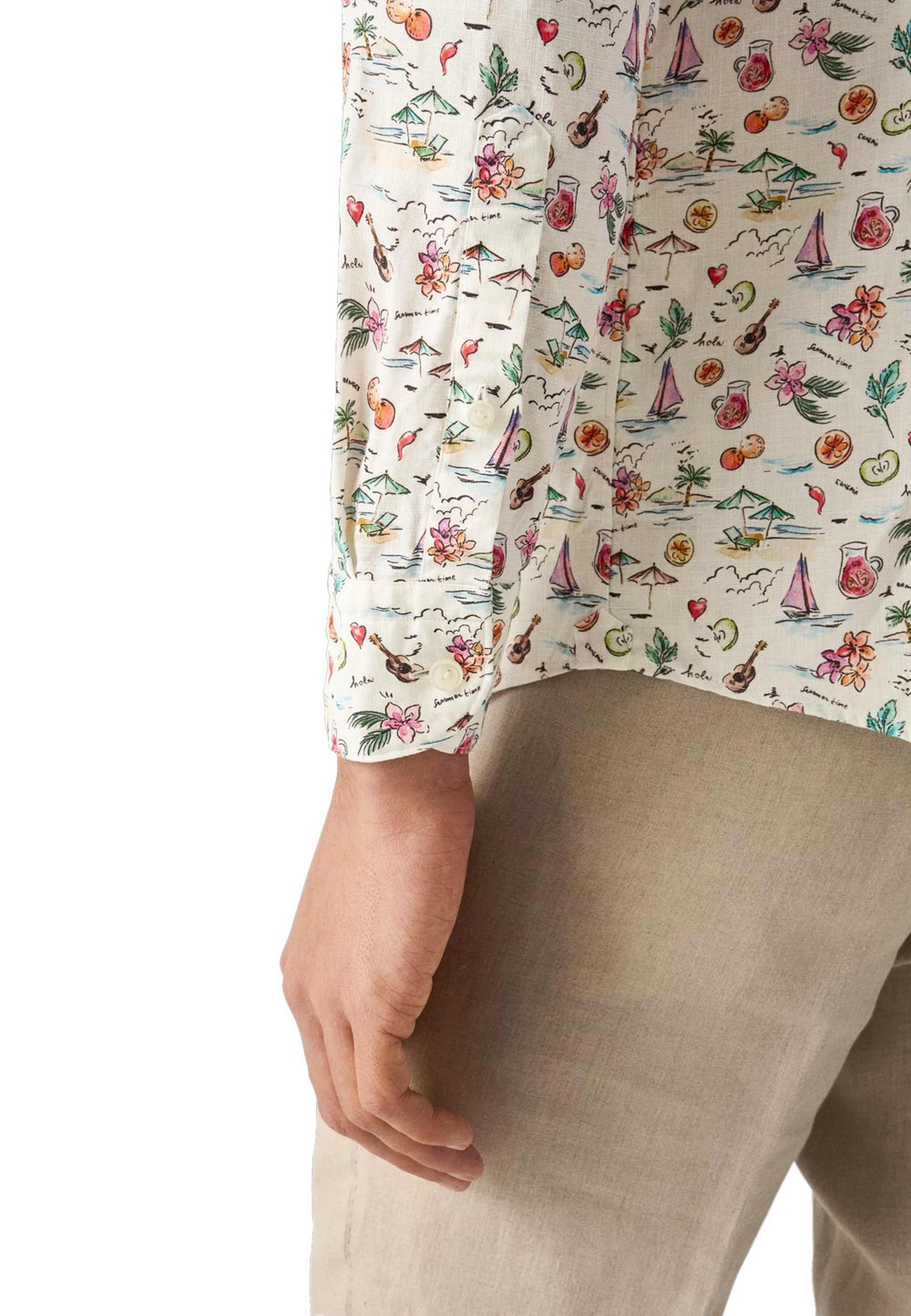 Linneskjorta Slim Fit